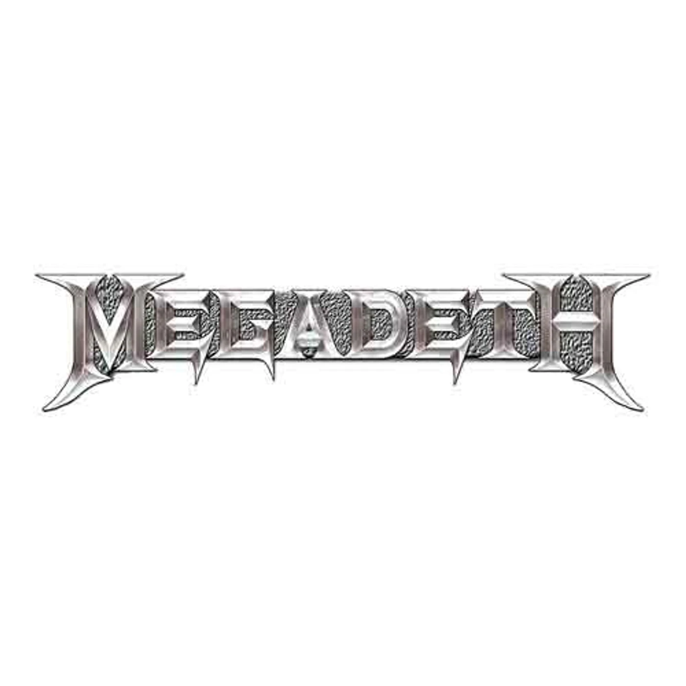 Megadeth Pin Badge - Chrome Logo