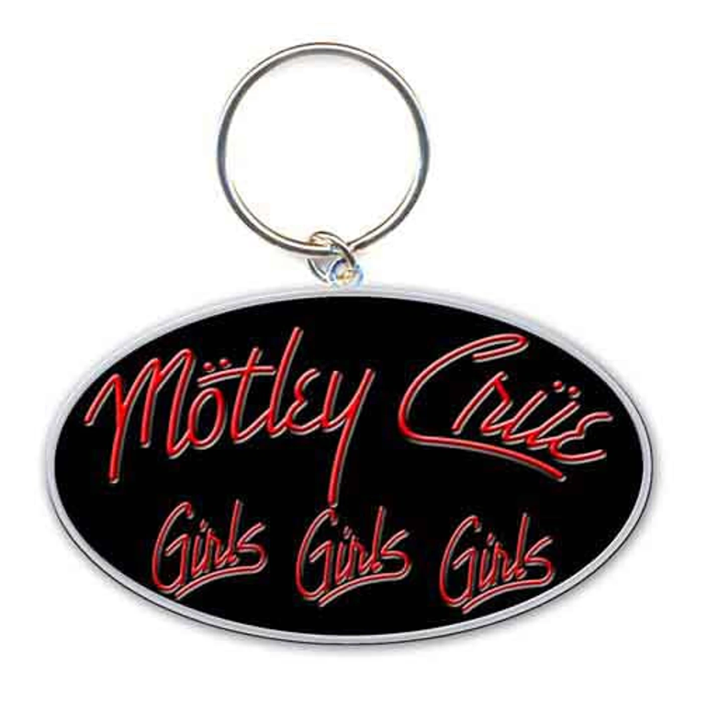 Mötley Crüe Keychains - Girls Girls Girls Logo