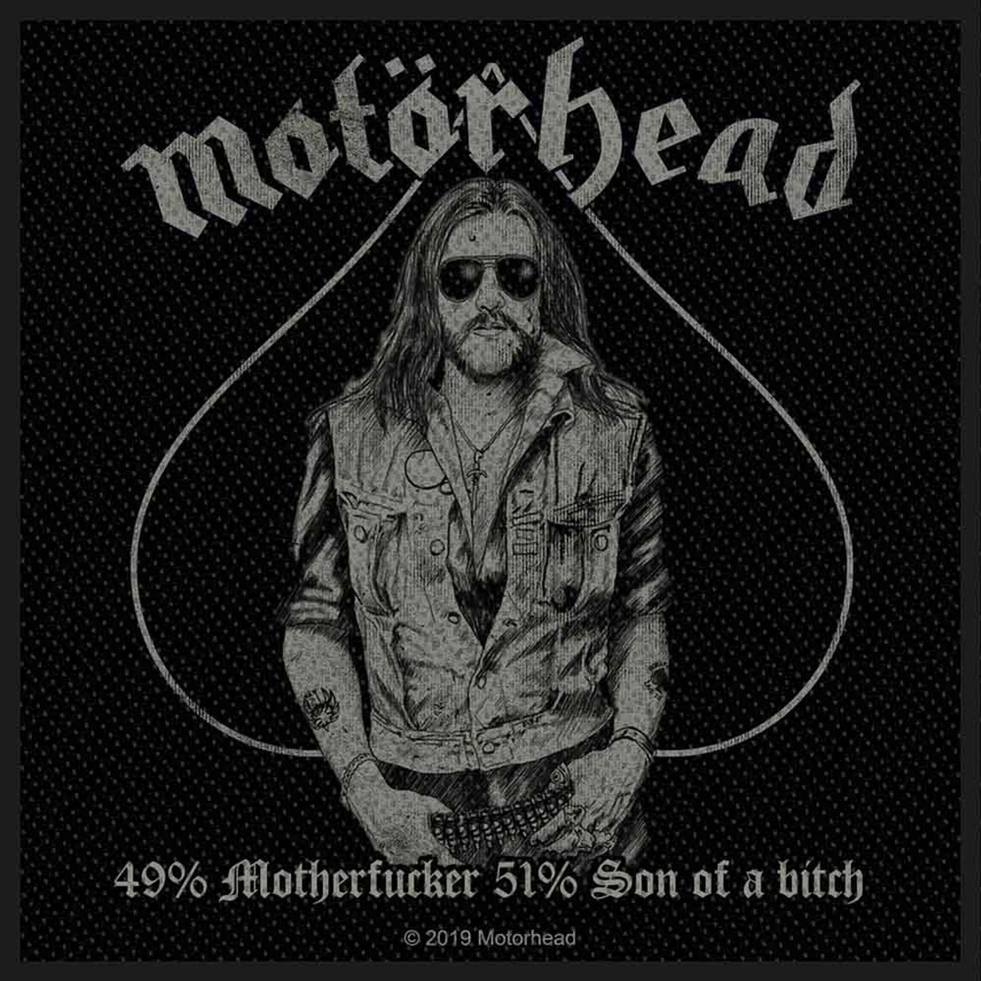 Motörhead Patches - Woven Sew On - 49% Motherfucker