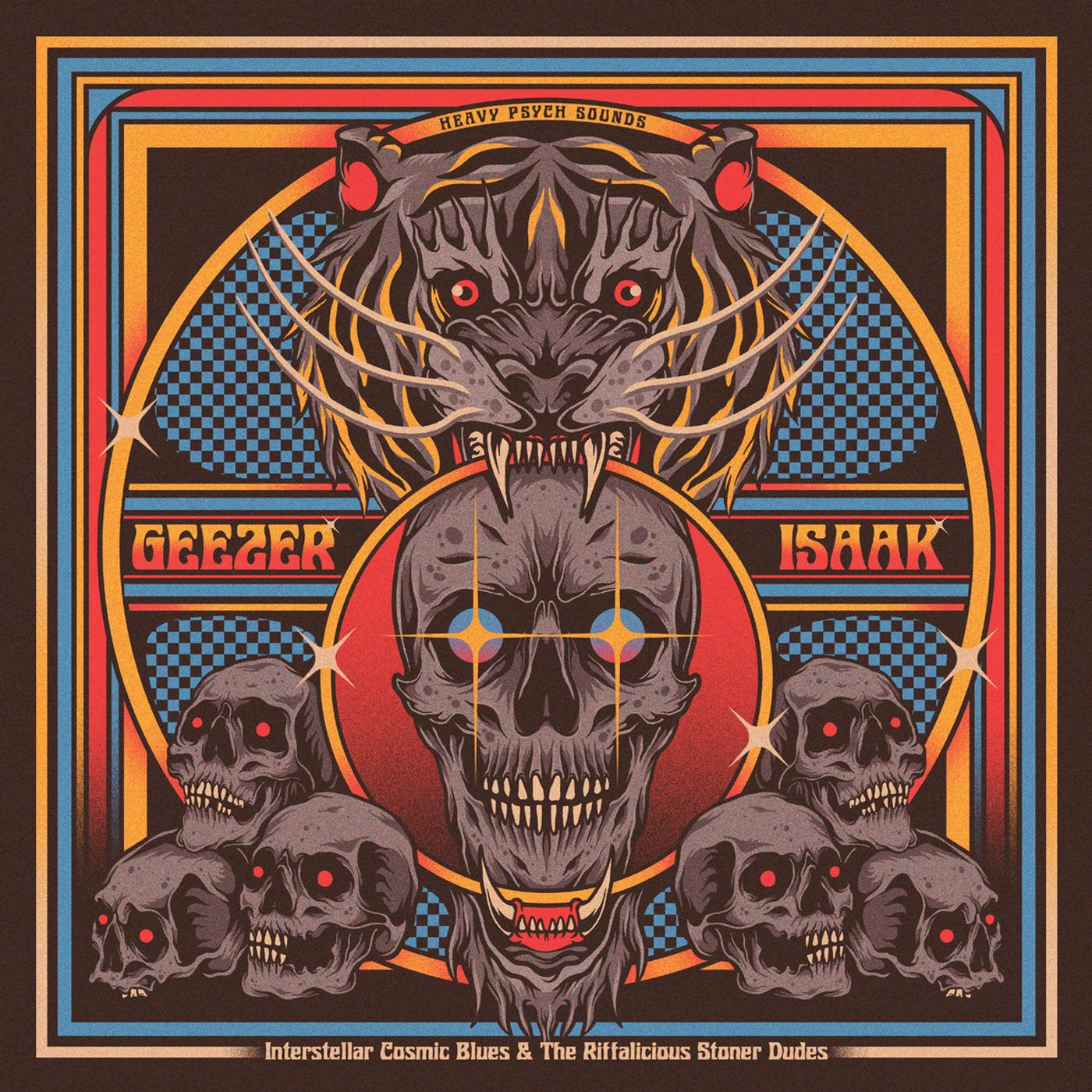 Geezer / Isaak LP - Interstellar Cosmic Blues & The Riffalicious Stoner Dudes (Blue Vinyl)