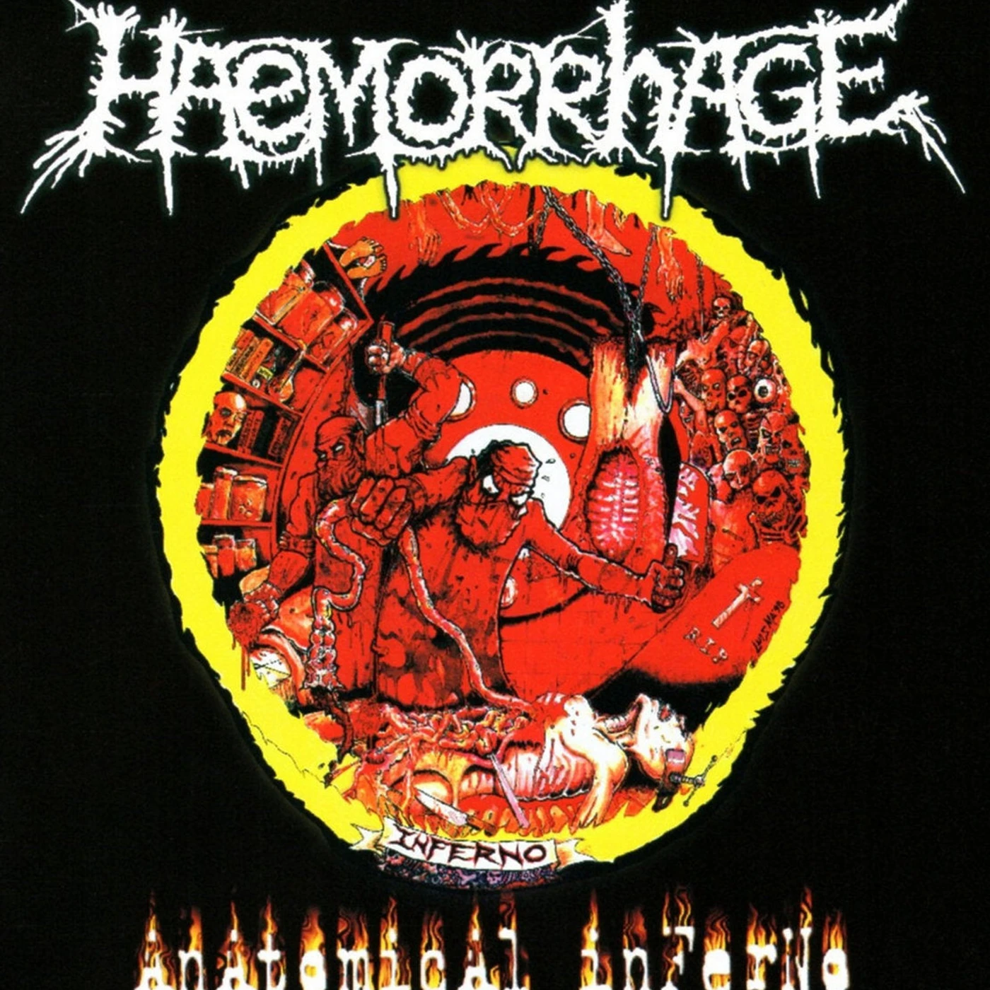 Heaemorrhage LP - Anatomical Inferno (Lucky Dip Colours/Black) (Vinyl)