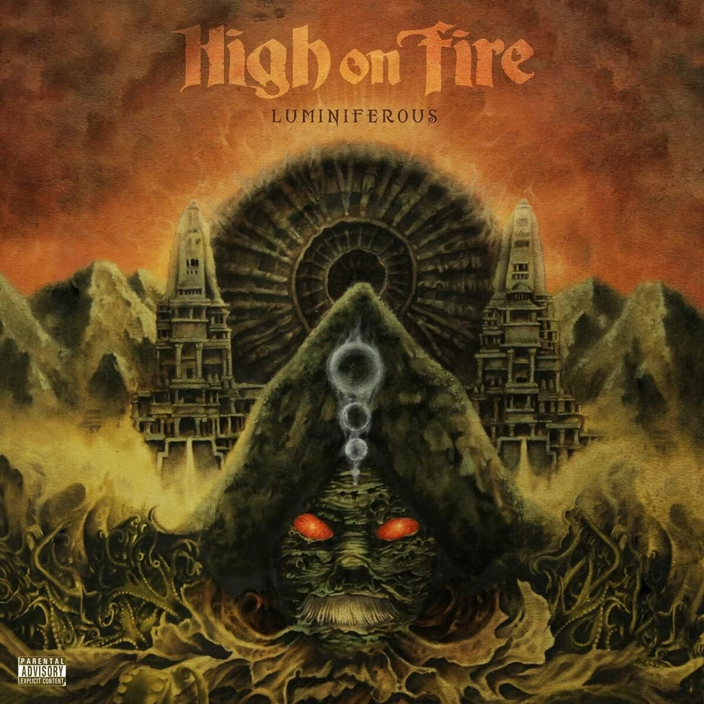 High On Fire LP - Luminiferous (2Lp Olive Green) (Vinyl)