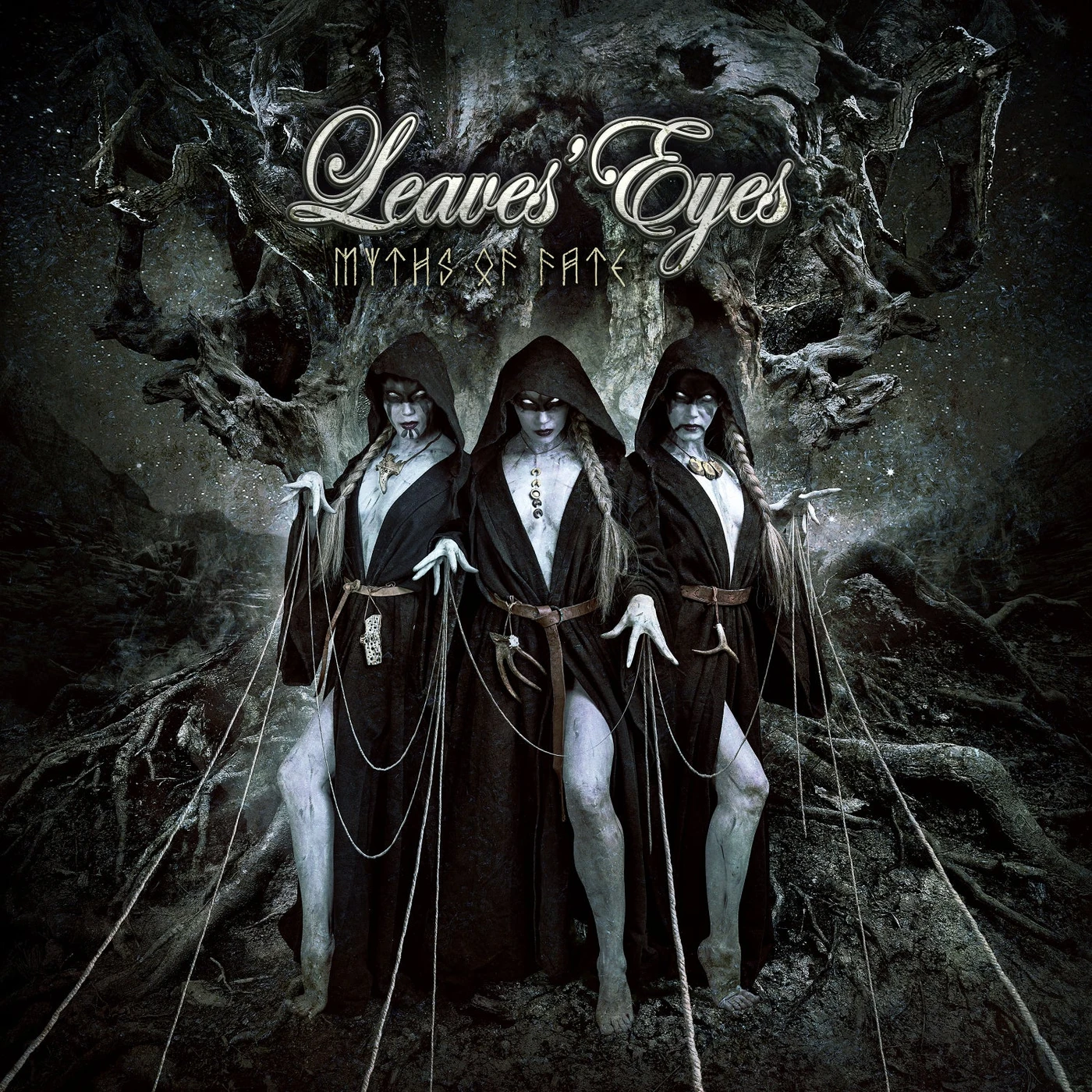 Leaves' Eyes LP - Myths Of Fate (Blue/Black Splatter Vinyl)