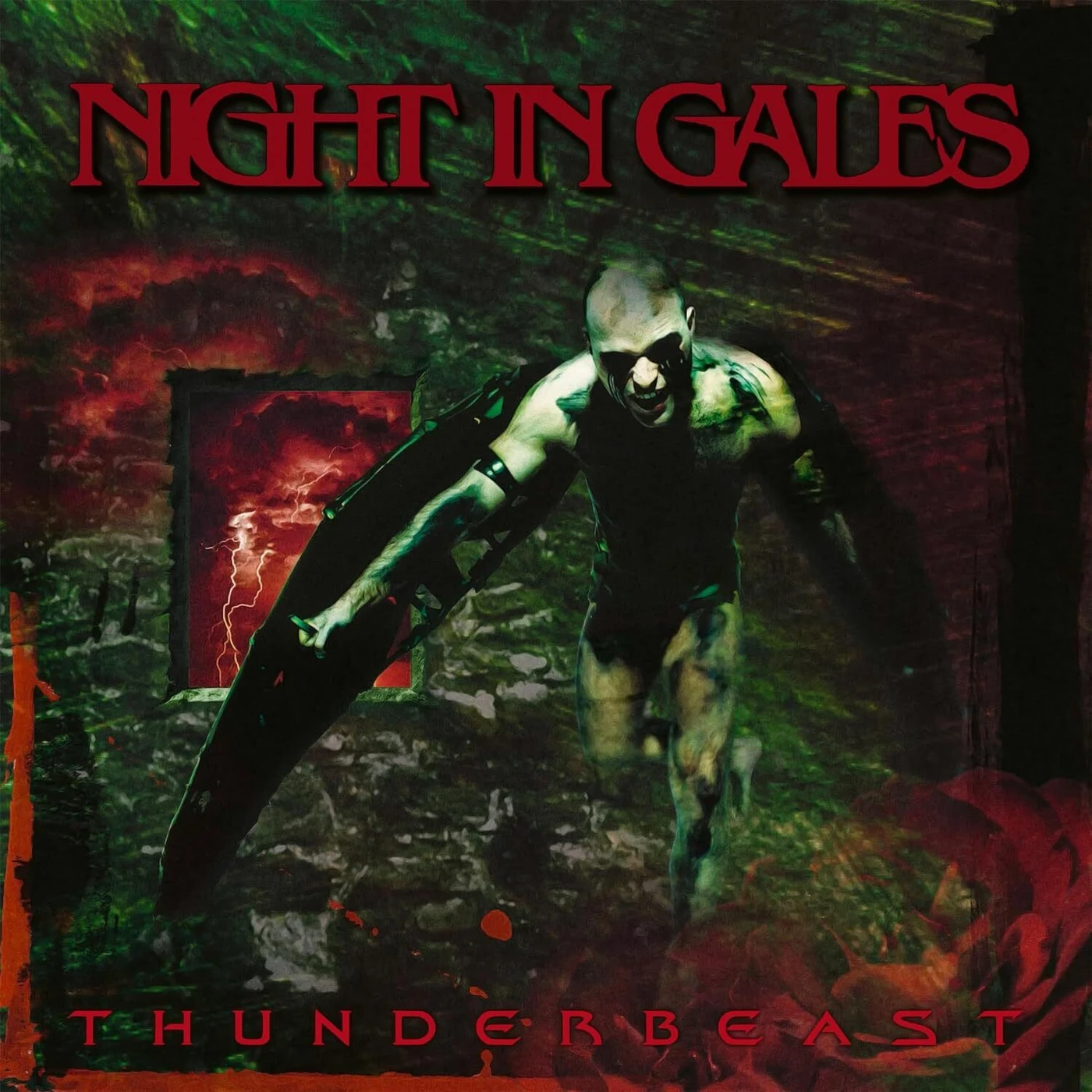 Night In Gales This Ending LP - Crowned In Blood (Marbled White/Black) (Vinyl)