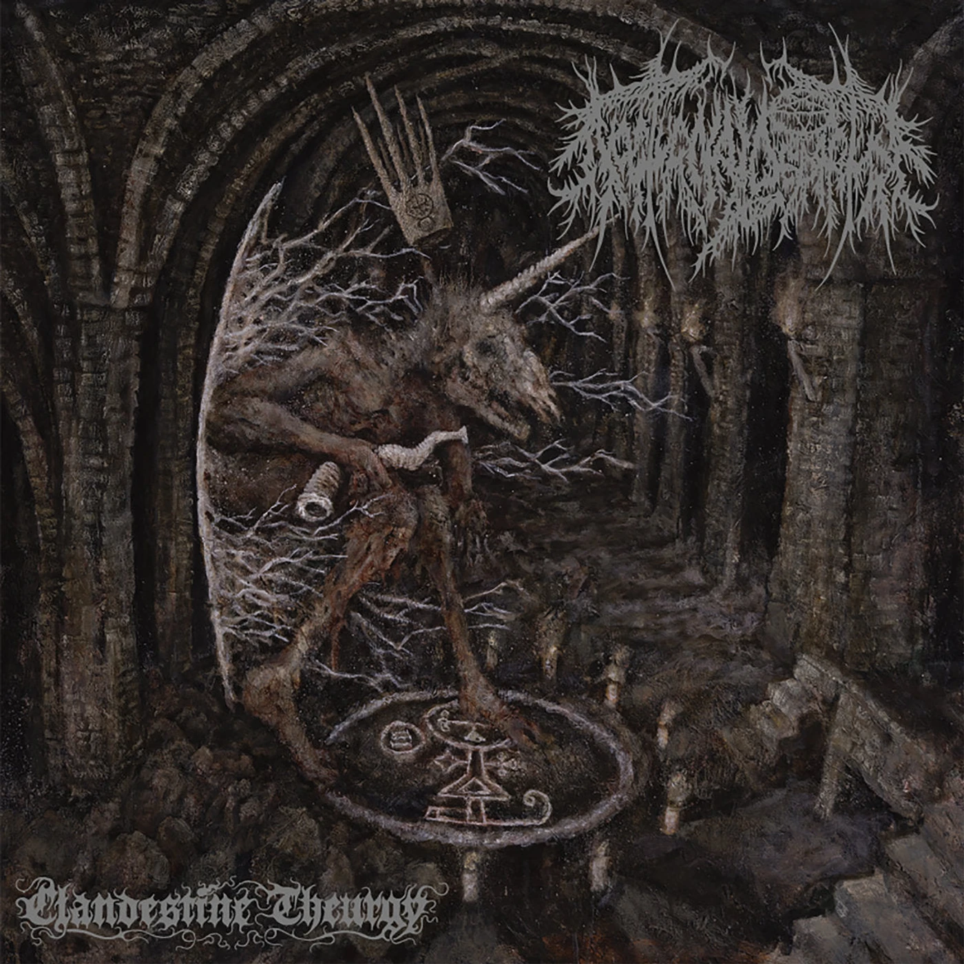 Nocturnal Departure LP - Clandestine Theurgy (Black Vinyl W/Poster)