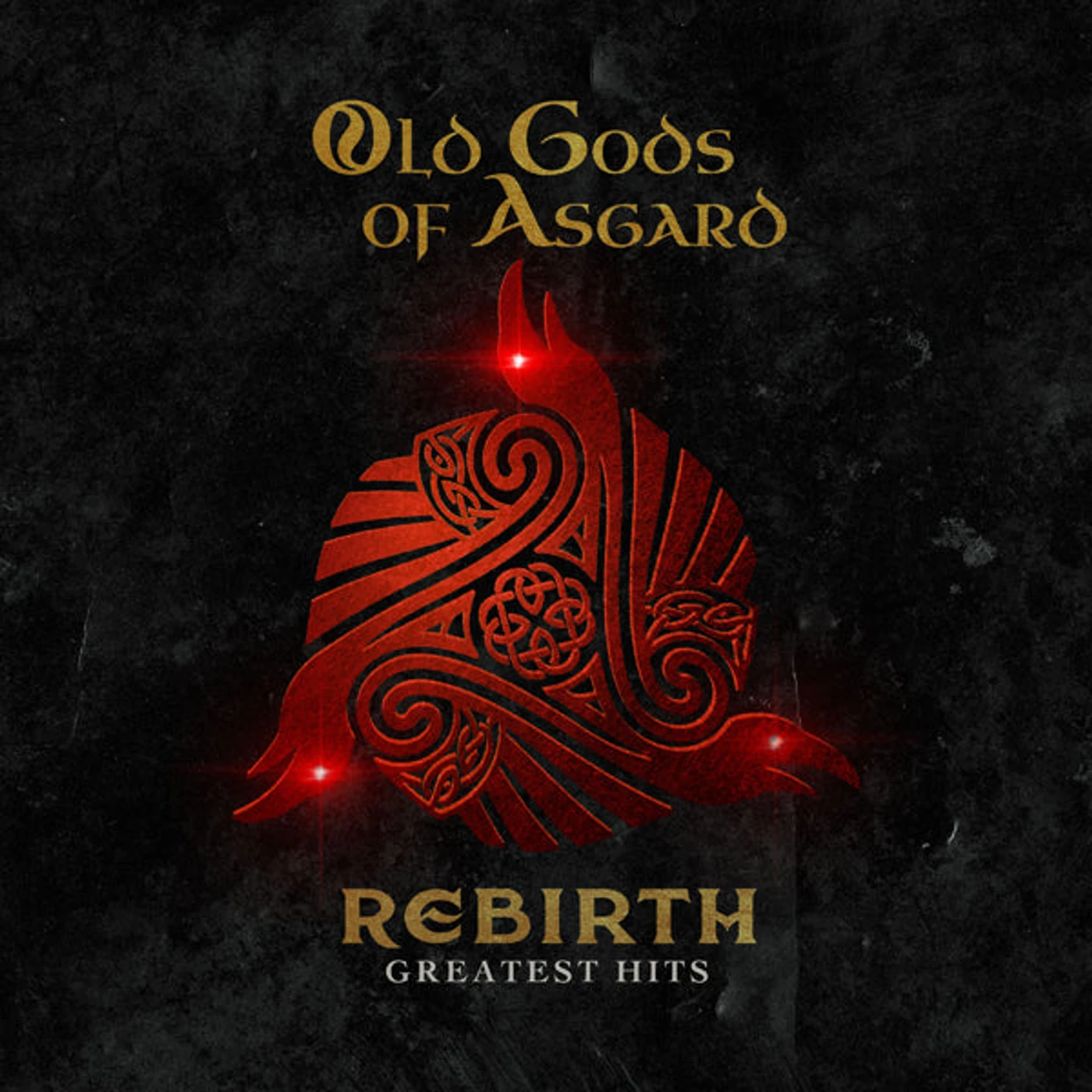 Old Gods Of Asgard LP - Rebirth - Greatest Hits (Ltd. Gold Vinyl 2Lp)