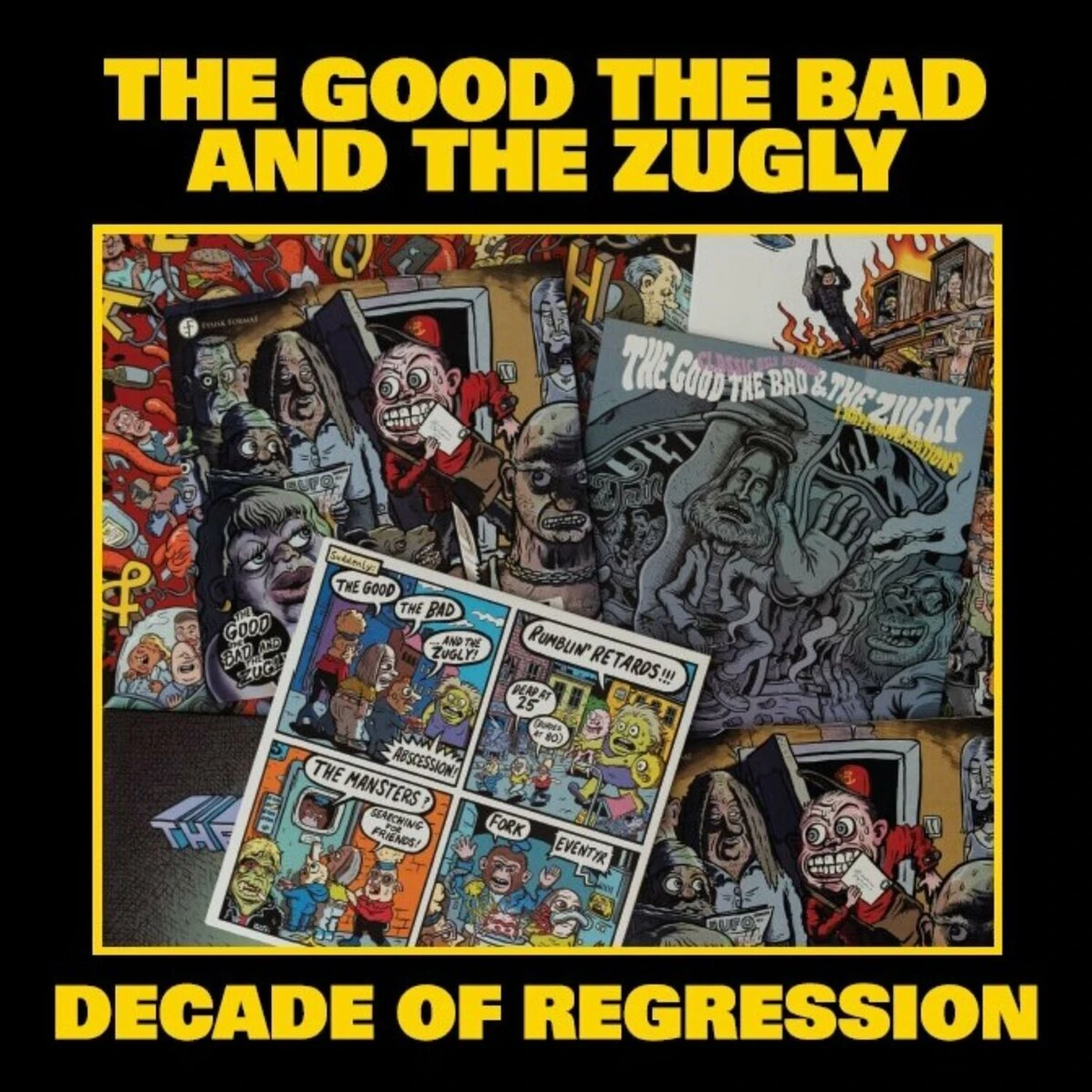 The Good The Bad and The Zugly, The Bad & The Zugly LP - Decade Of Regression (Yellow Vinyl)