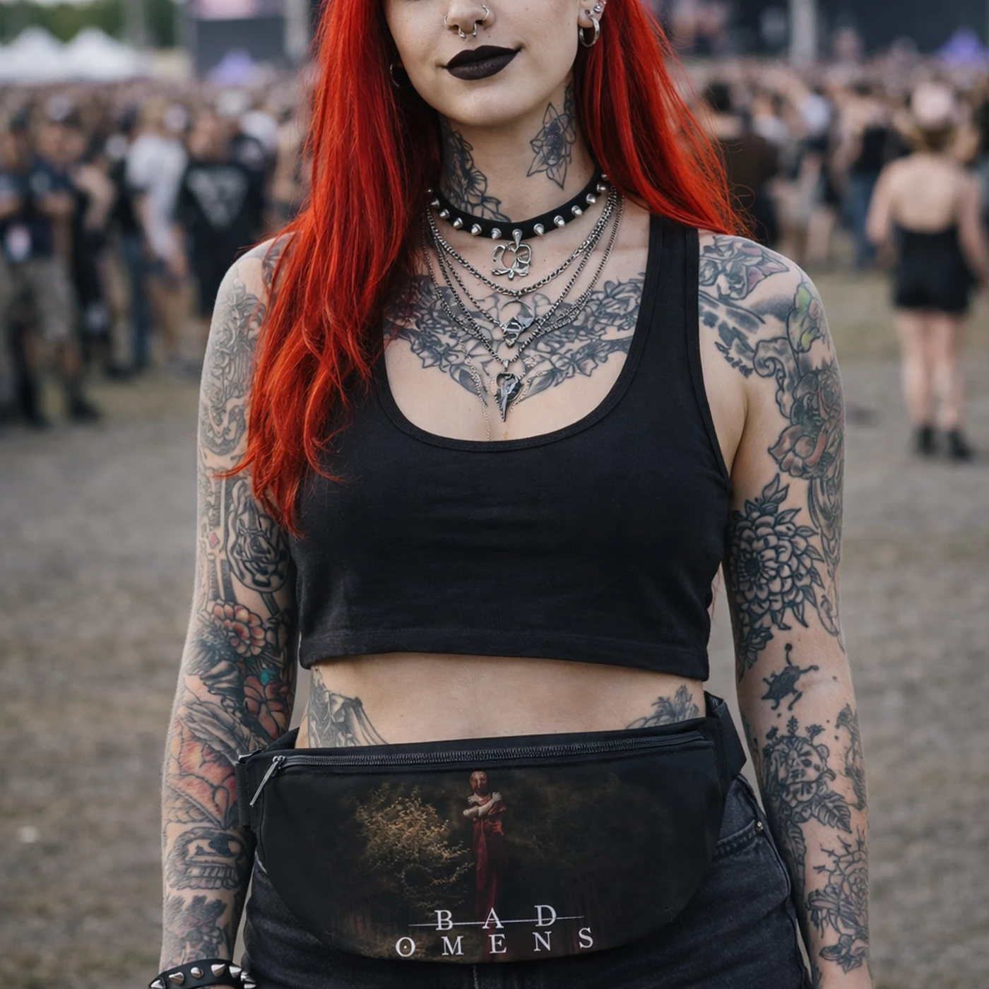 Rocksax Bad Omens Bum Bag (Fanny Pack) - Self Titled Cover
