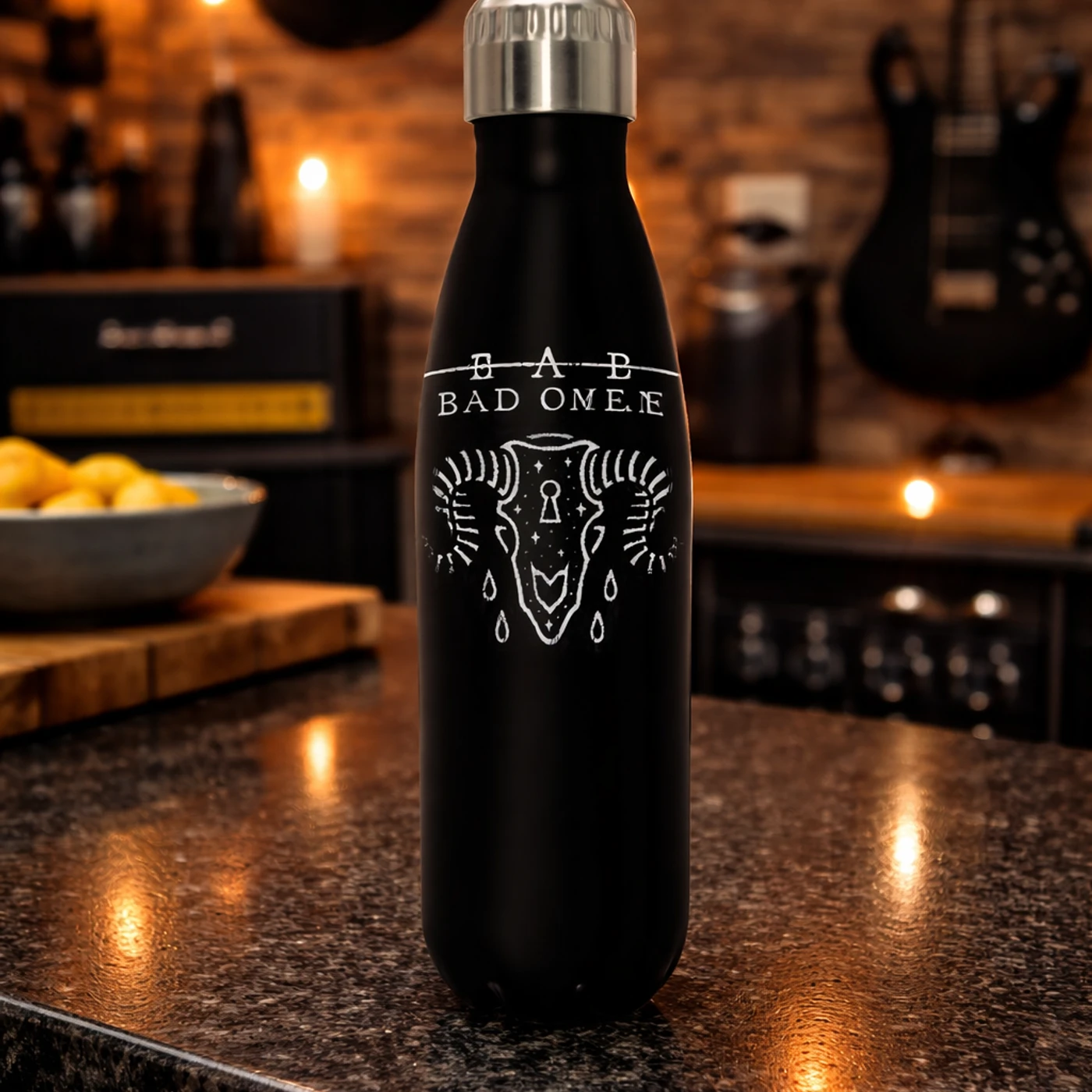 Rocksax Bad Omens Drink Bottle - Ramskull