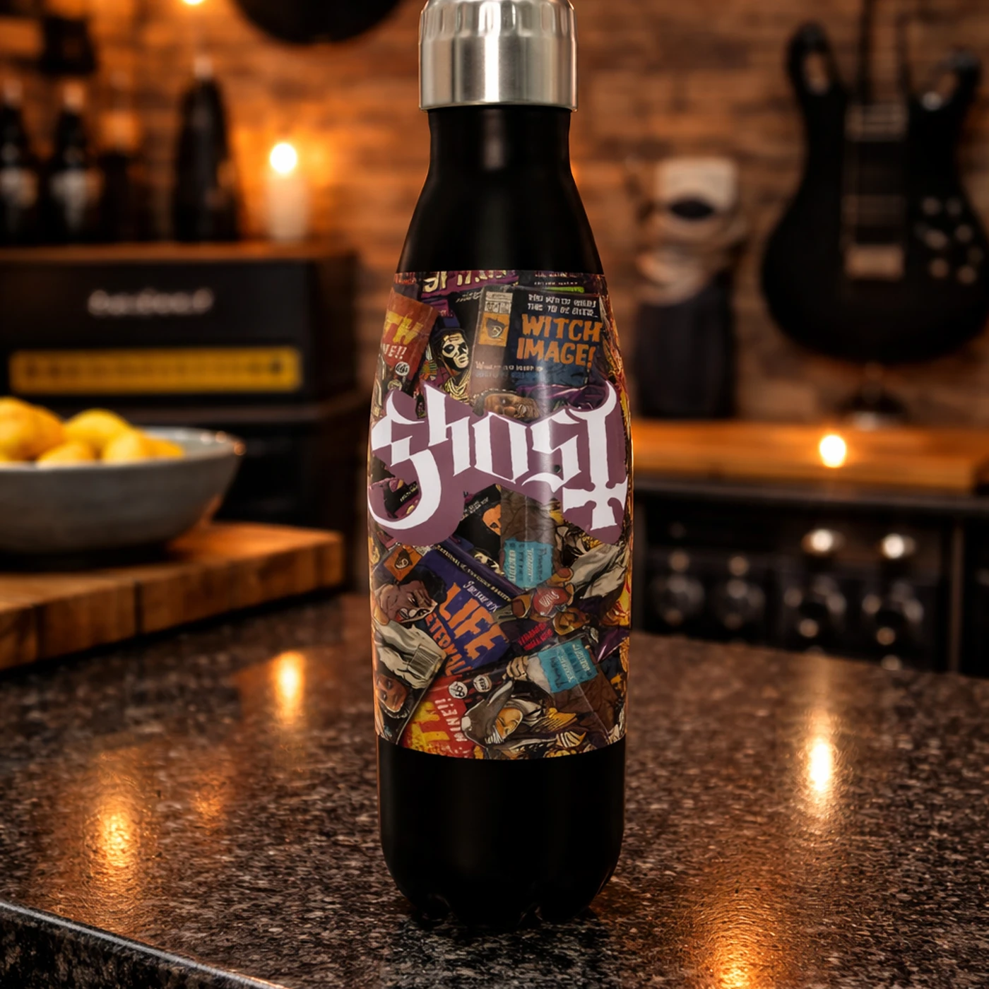 Rocksax Ghost  Drink Bottle - Magazines