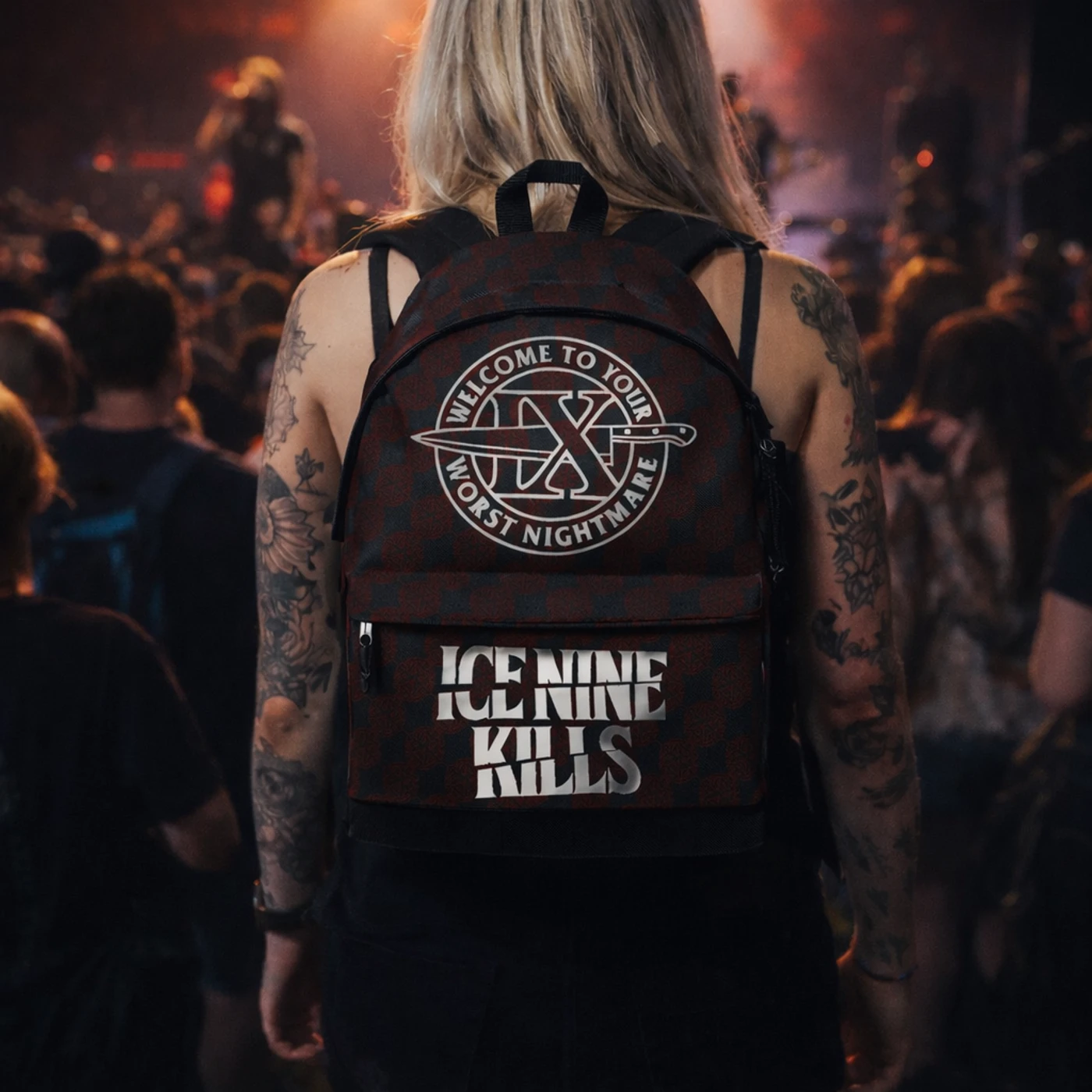 Rocksax Ice Nine Kills Graphic Daypack -  Welcome Nightmare