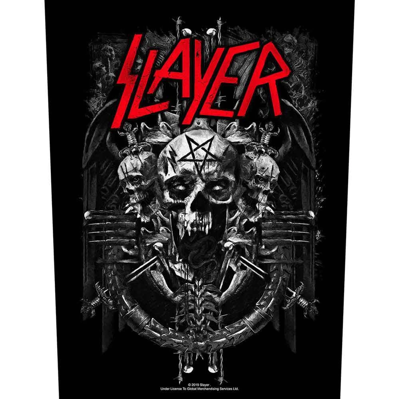 Slayer Patches - Woven Sew On - Demonic