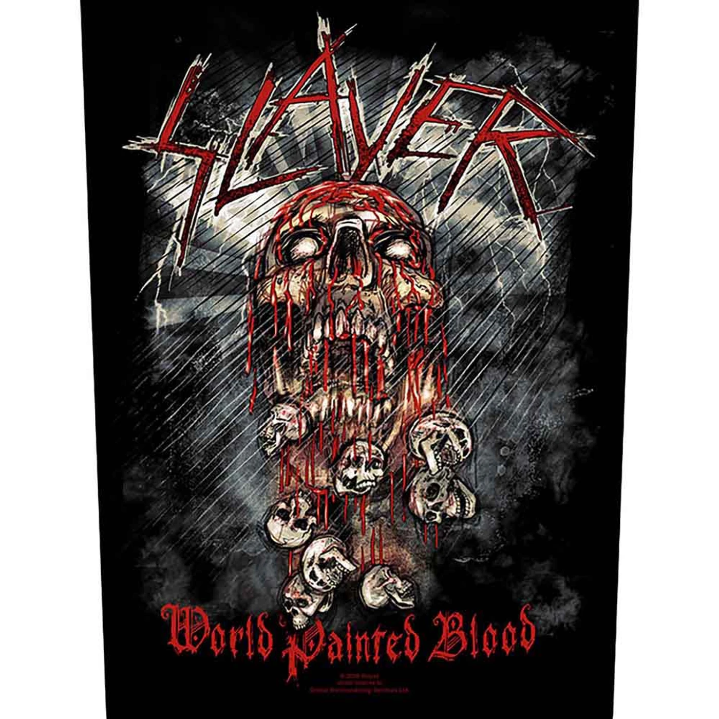 Slayer Patches - Woven Sew On - World Painted Blood