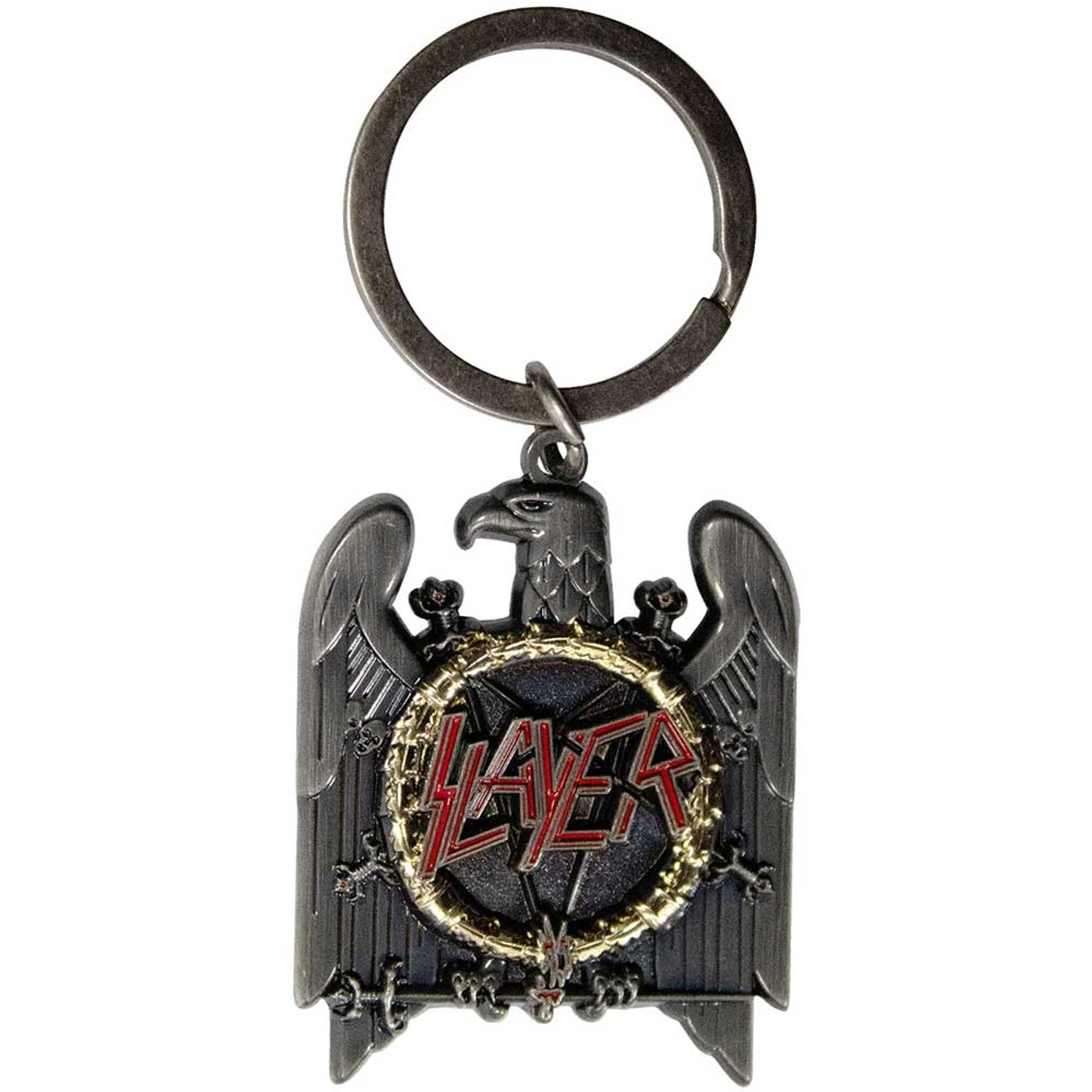 Slayer Standard Keychains - Silver Eagle