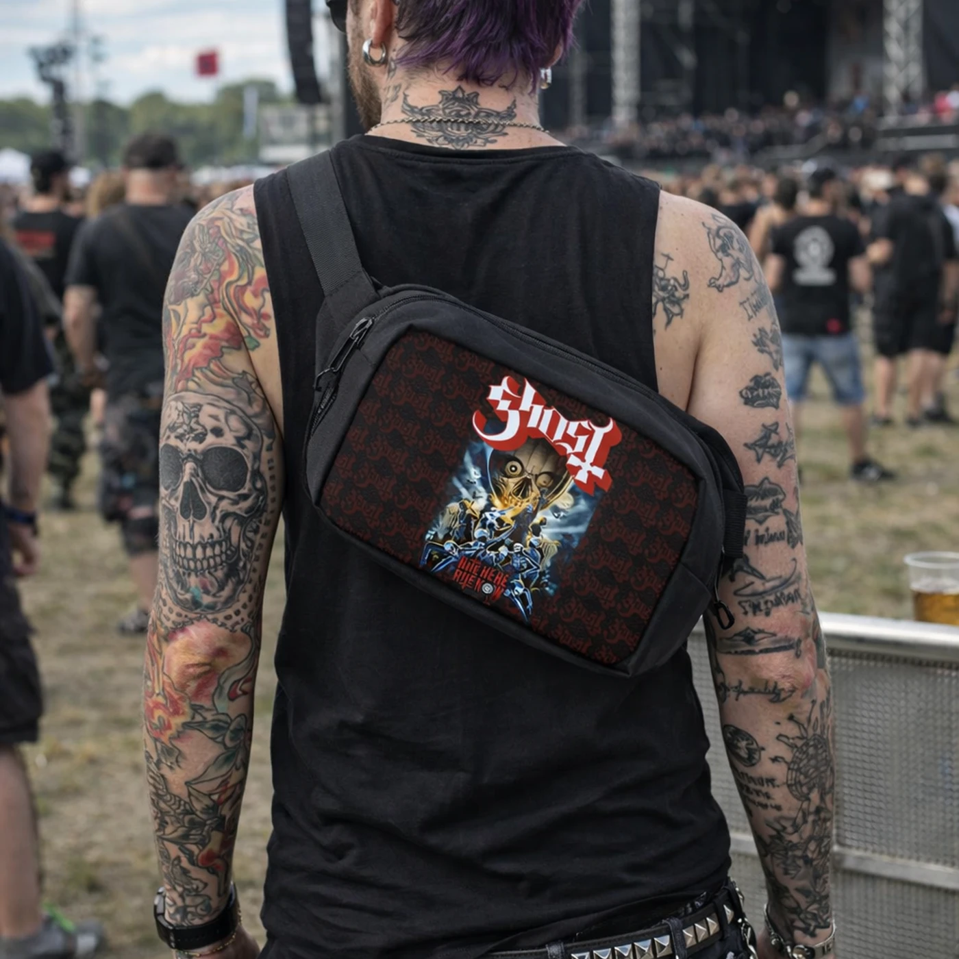 Rocksax Ghost Shoulder Bag - Rite Here, Rite Now