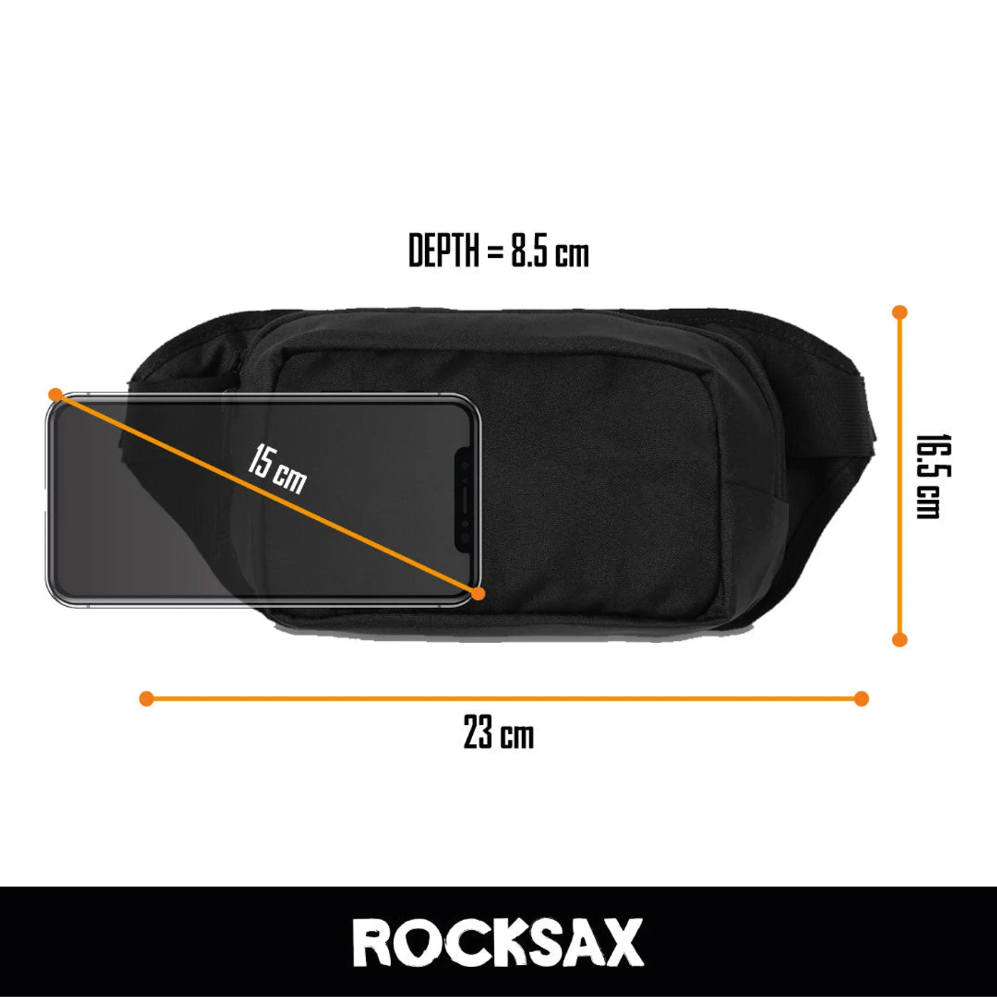 Rocksax Ghost Shoulder Bag - Magazines
