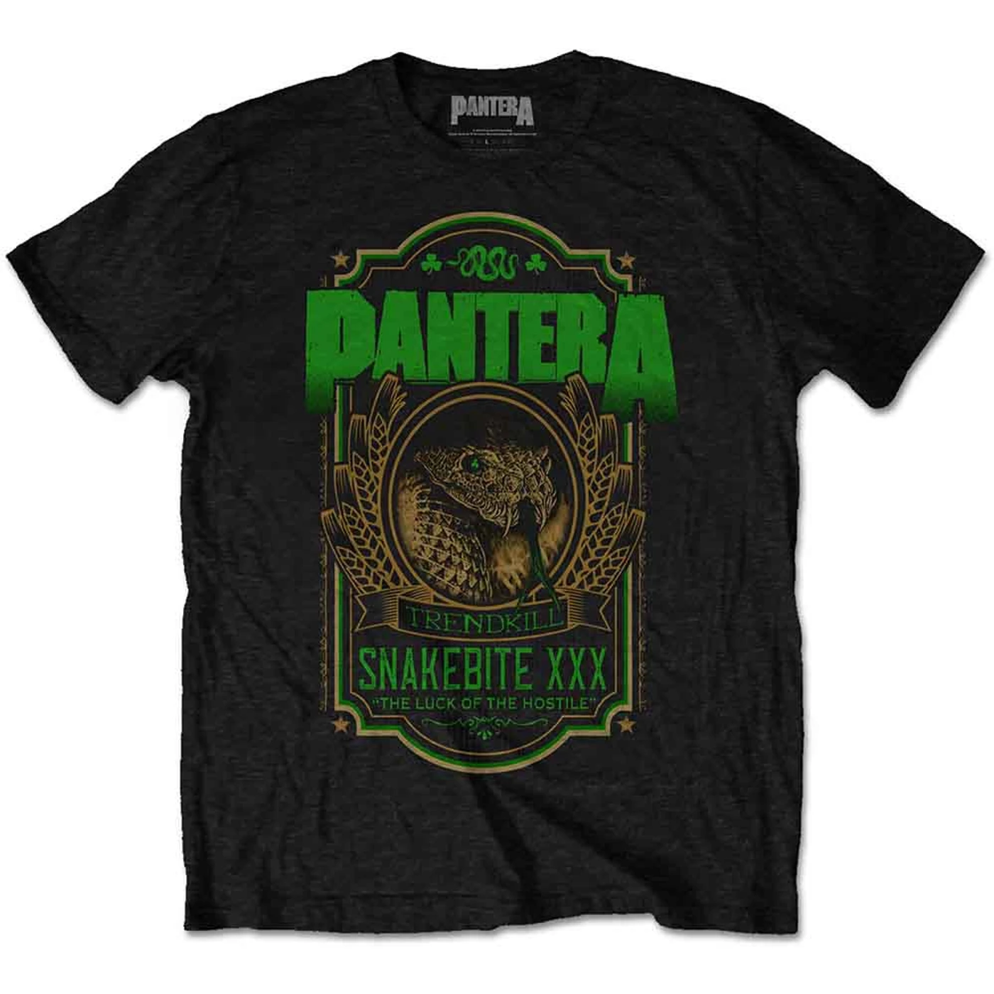 Pantera T Shirt - Snakebite XXX Label