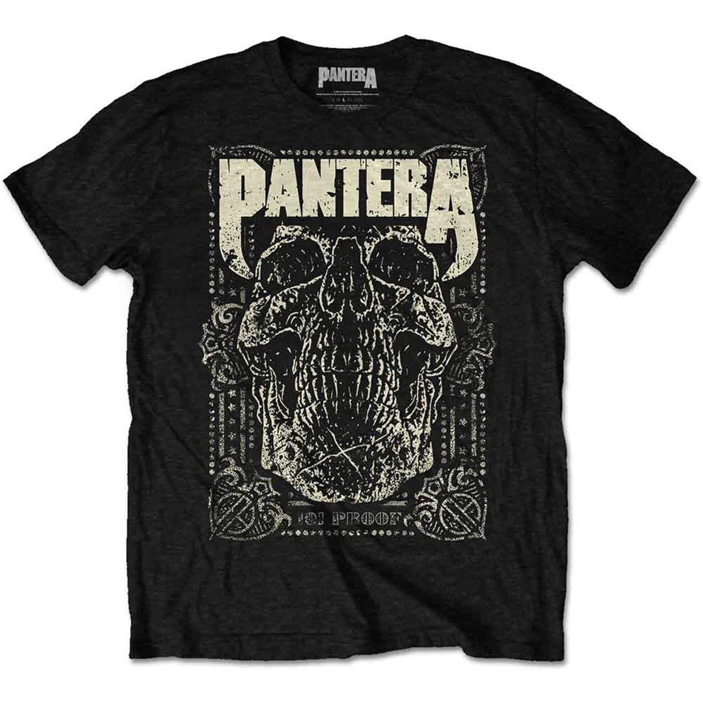 Pantera T Shirt - 101 Proof Skull