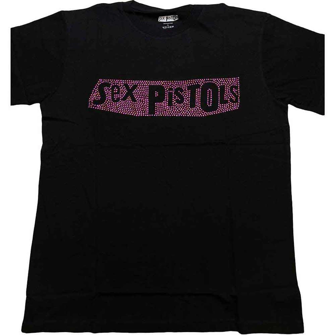 Sex Pistols T Shirt - Logo Diamante