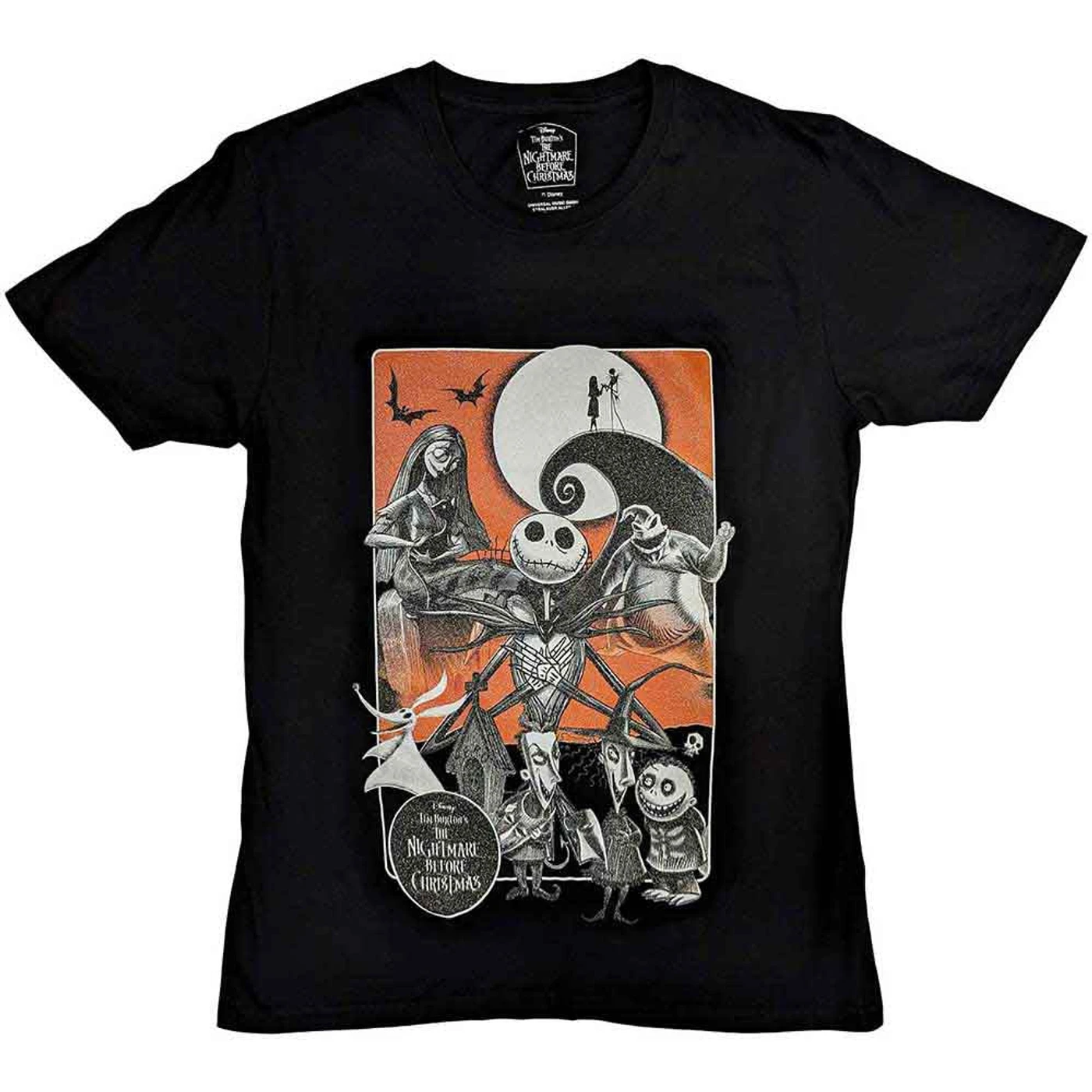 Disney T Shirt - Orange Moon Embellished