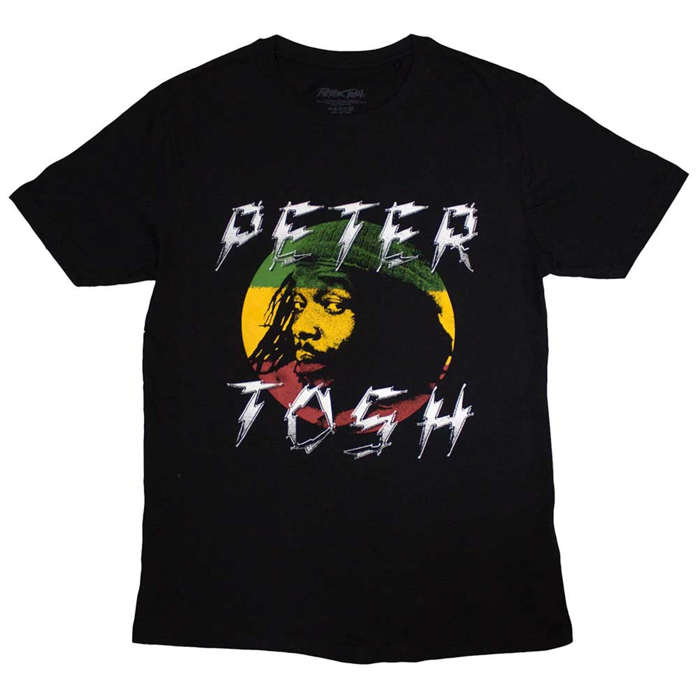 Peter Tosh T Shirt - Lightning Logo