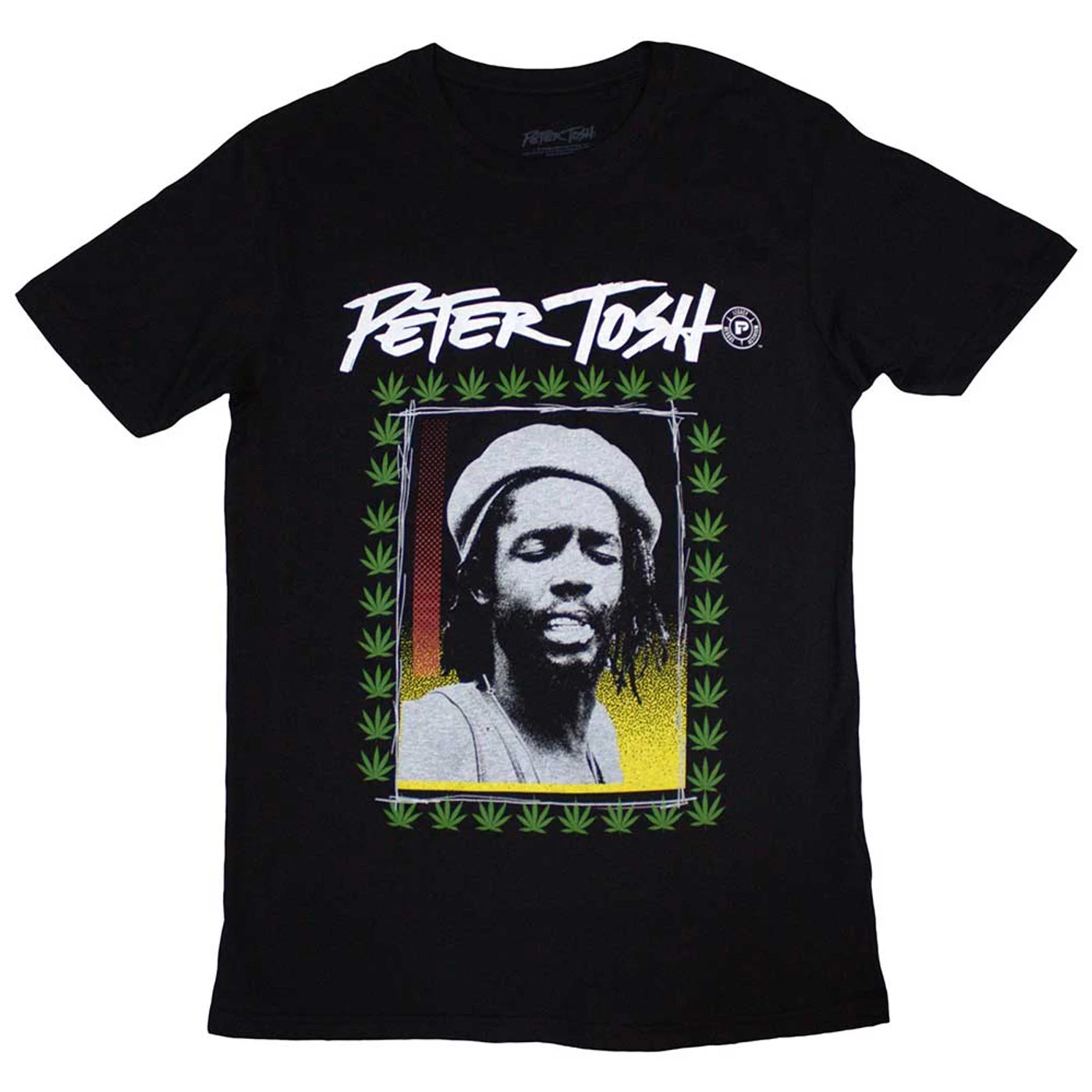 Peter Tosh T Shirt - Leaf Frame