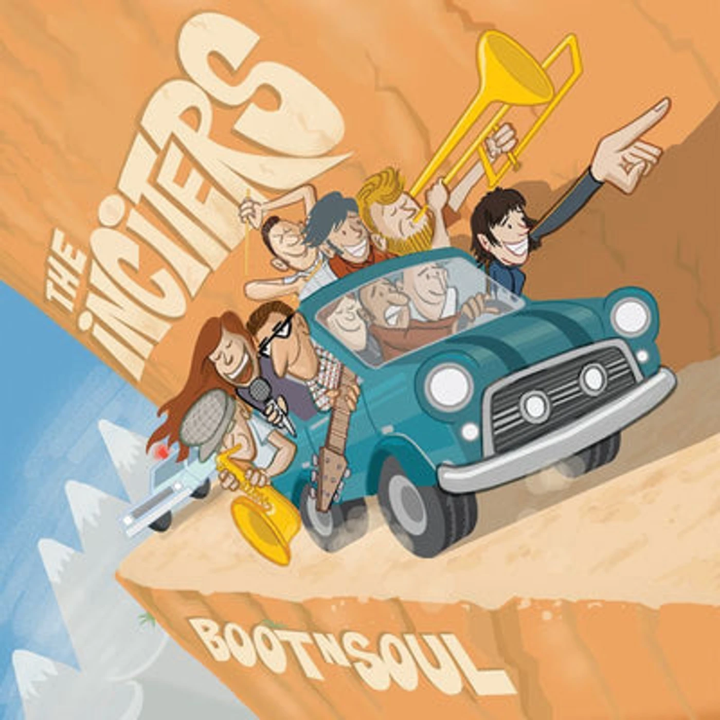 The Inciters LP - Boot N Soul (Vinyl)