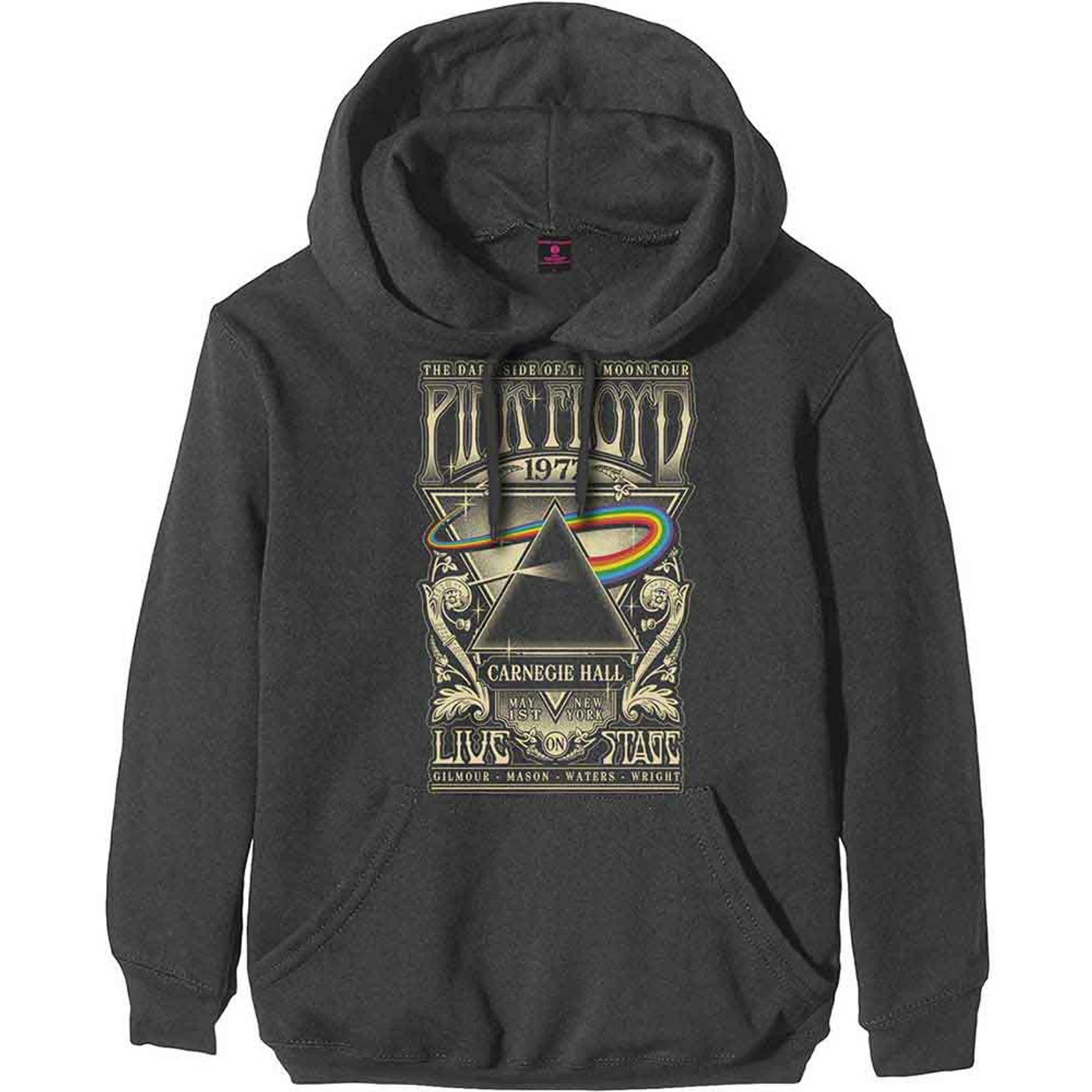 Pink Floyd Pullover Hoodie - Carnegie Hall Poster