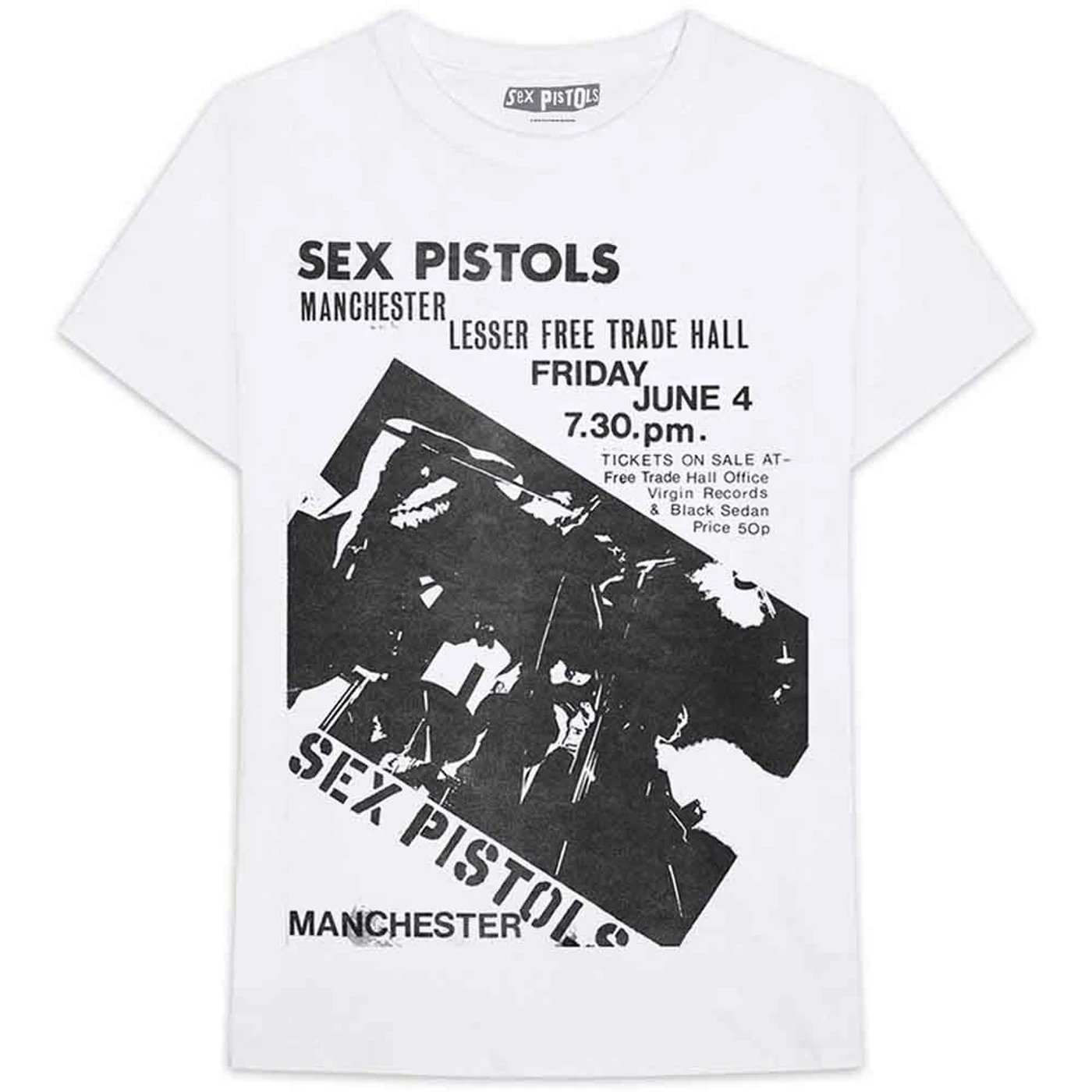 Sex Pistols T Shirt - Manchester Flyer
