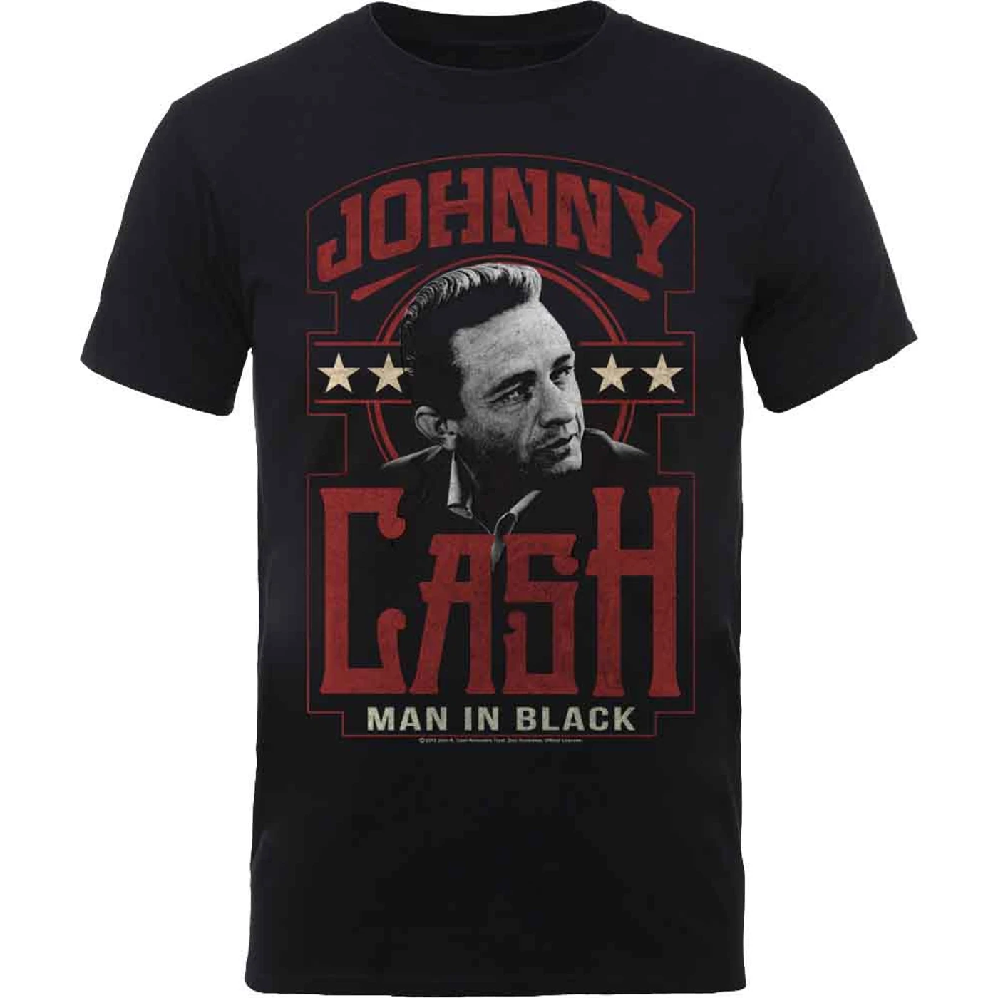 Johnny Cash T Shirt - Man In Black