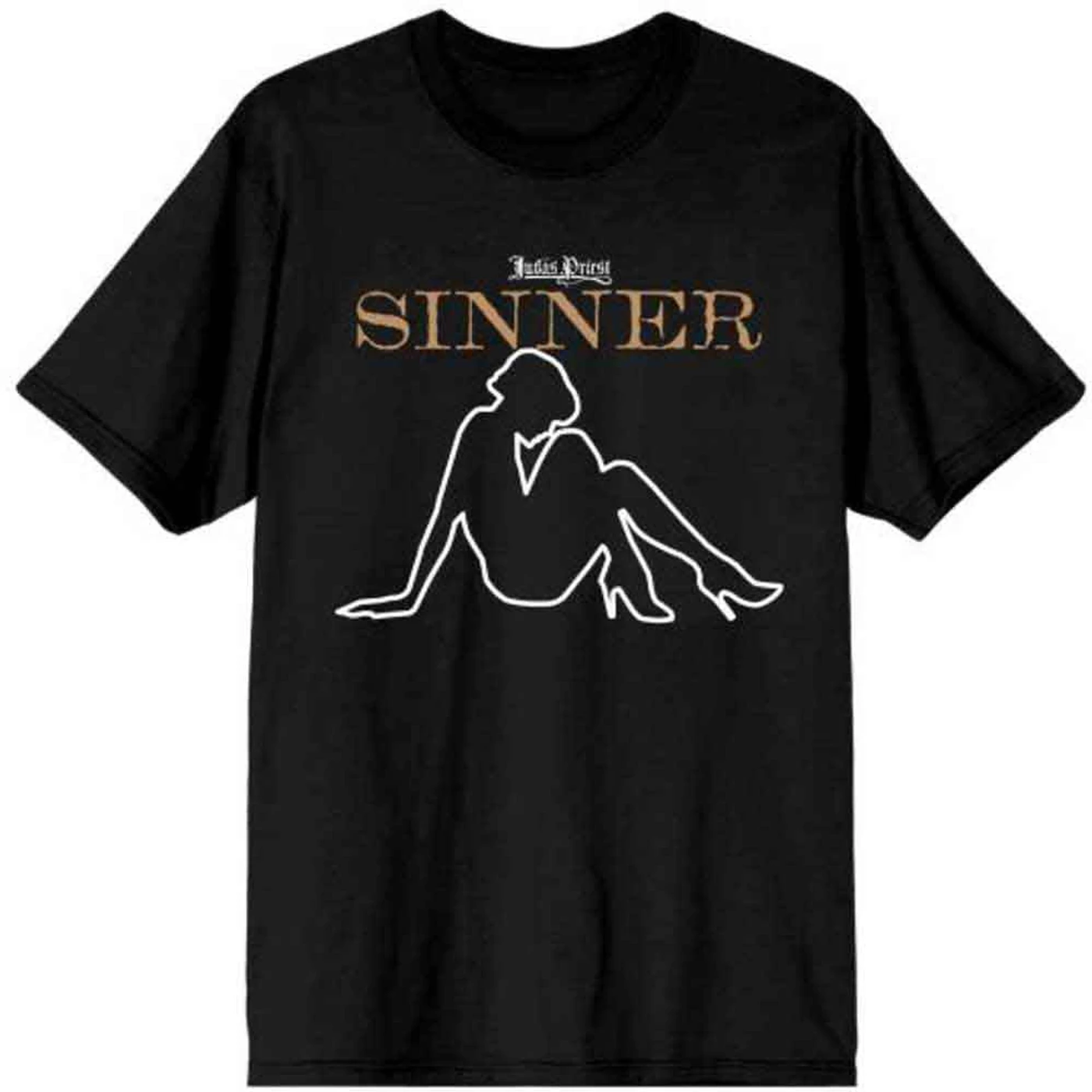 Judas Priest T Shirt - Sin After Sin Sinner Slogan Lady