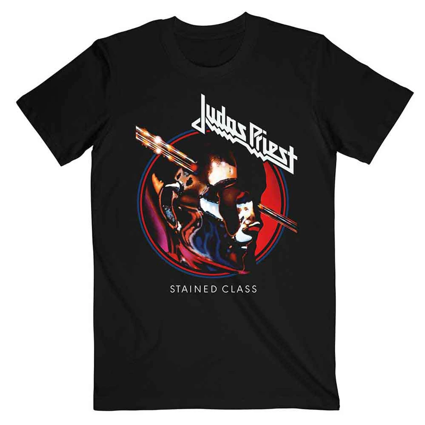 Judas Priest T Shirt - Stained Class Album Circle