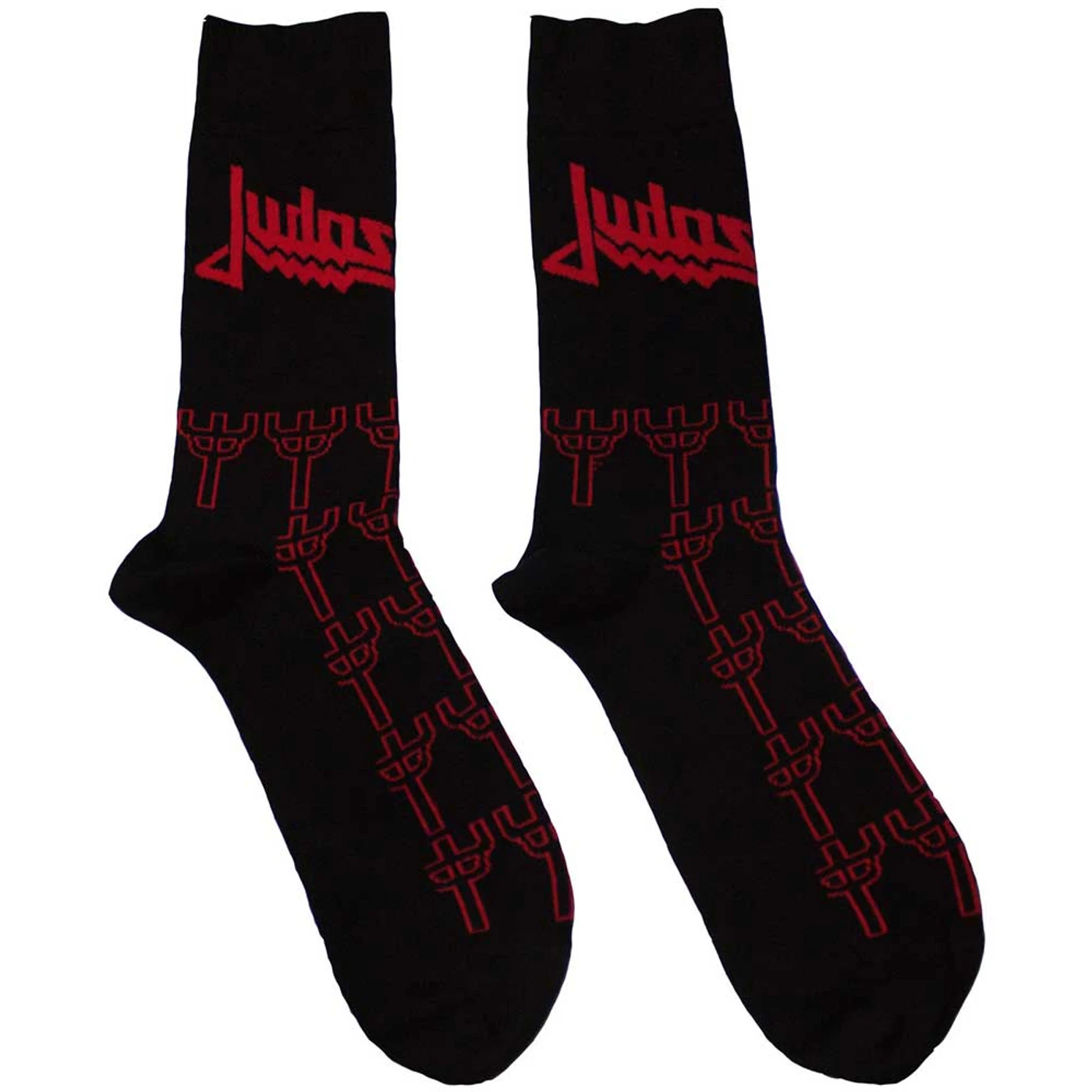 Judas Priest Ankle Socks - Trident Pattern