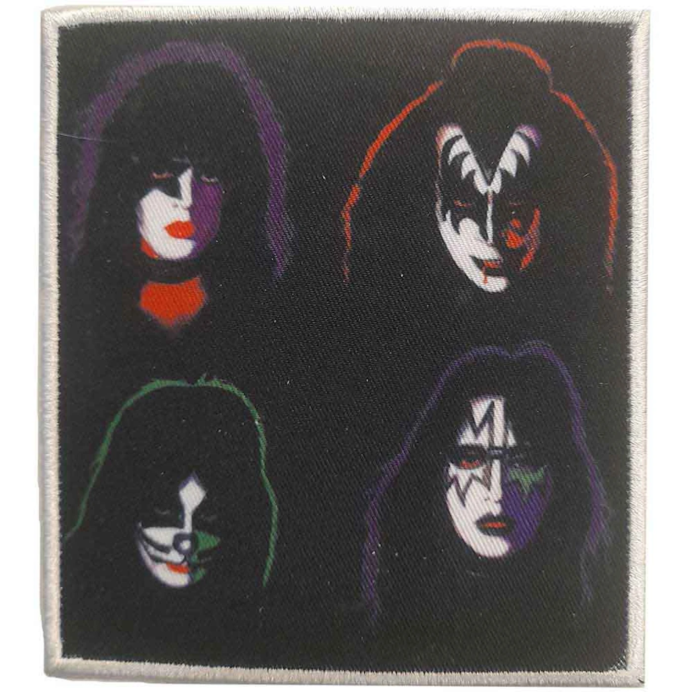 Kiss Patches Iron On - 4 Heads