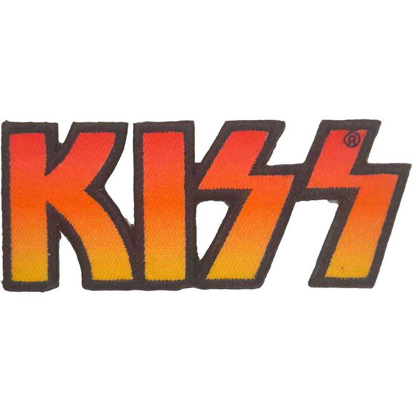 Kiss Patches Iron On - Cut-Out Logo