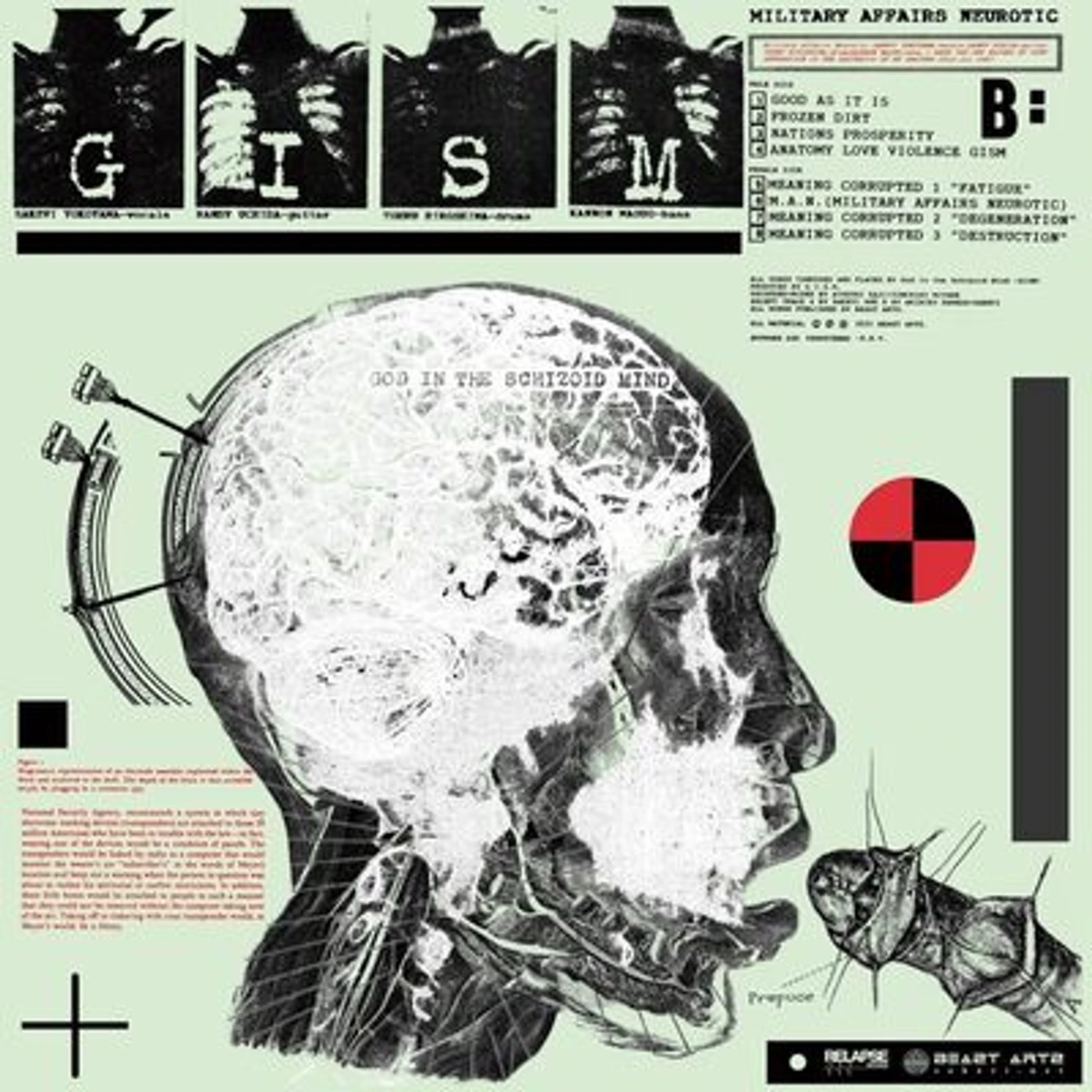 G.I.S.M. LP - Military Affairs Neurotic (Rei (Vinyl)