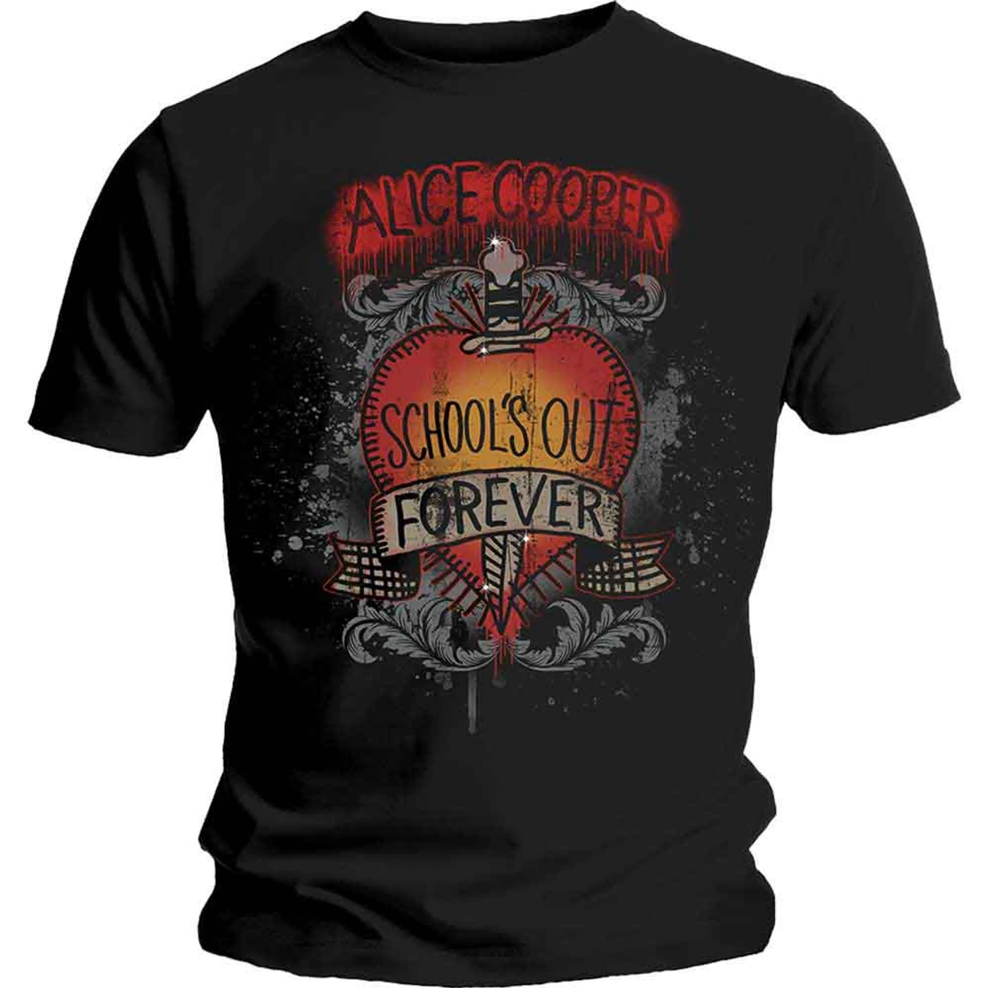 Alice Cooper T Shirt - Schools Out Dagger