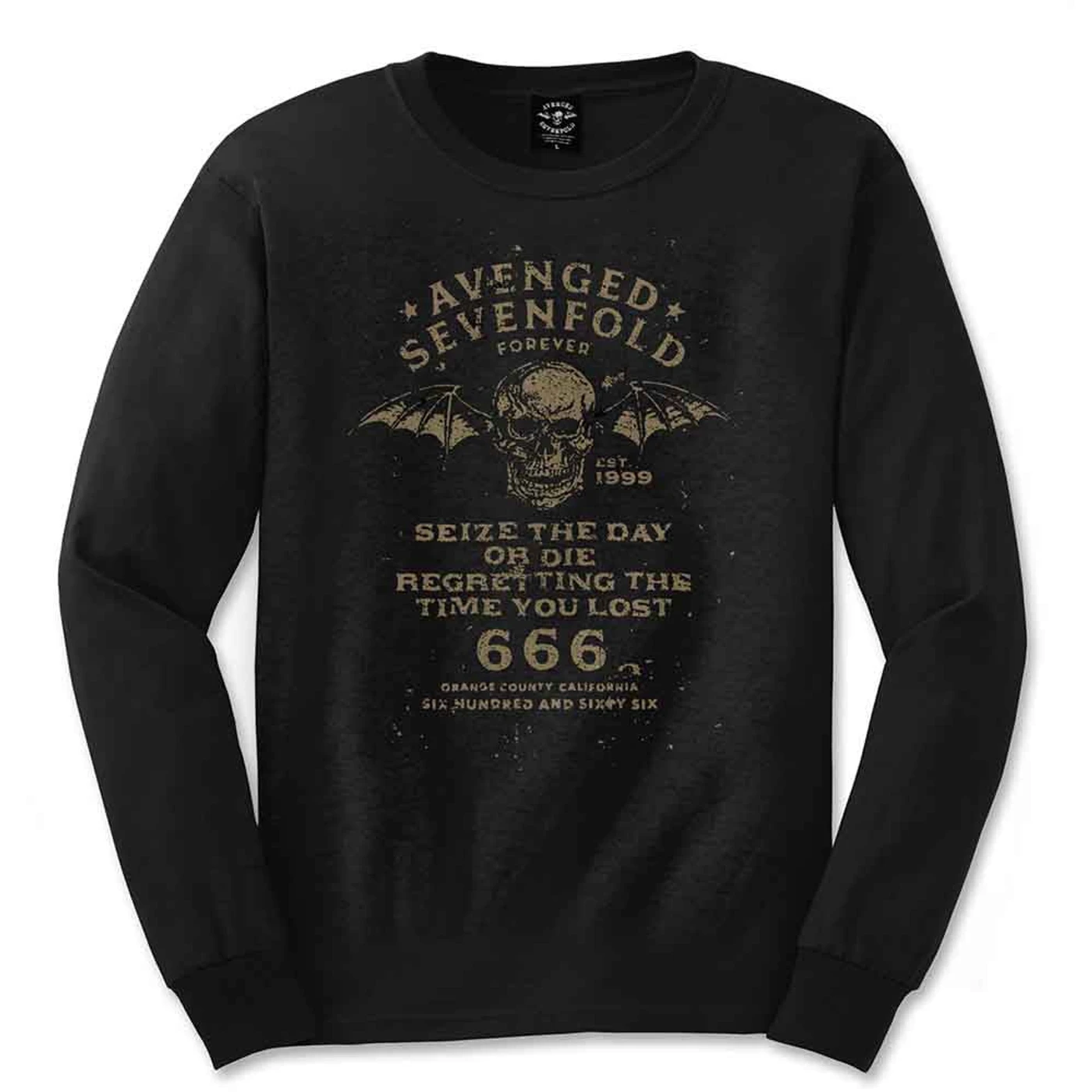 Avenged SevenFold Long Sleeve T Shirt - Seize The Day