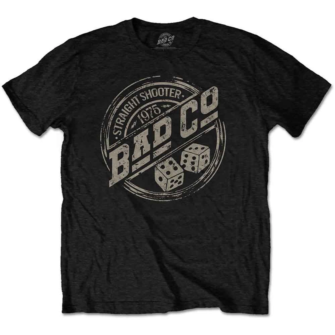 Bad Company T Shirt - Straight Shooter Roundel
