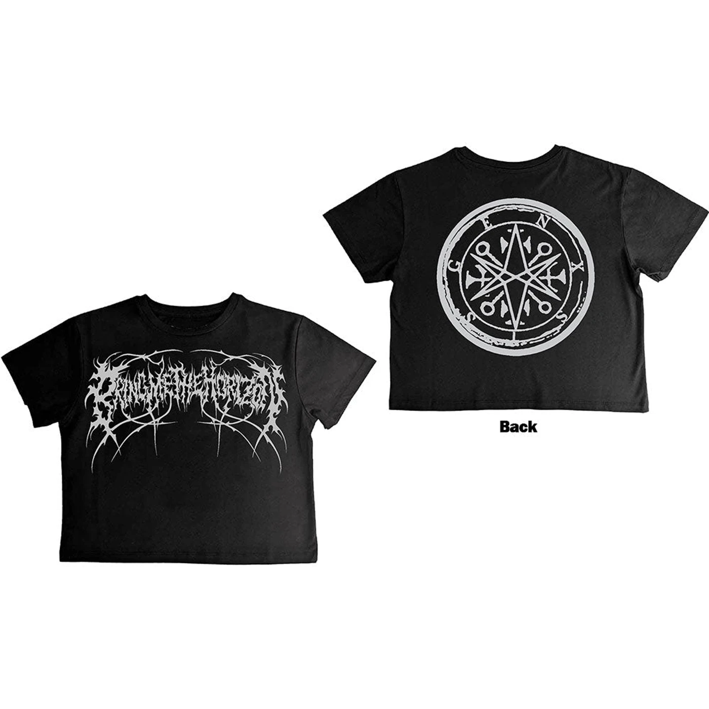 Bring Me The Horizon Women's Crop Top - Metal Logo Genxsis