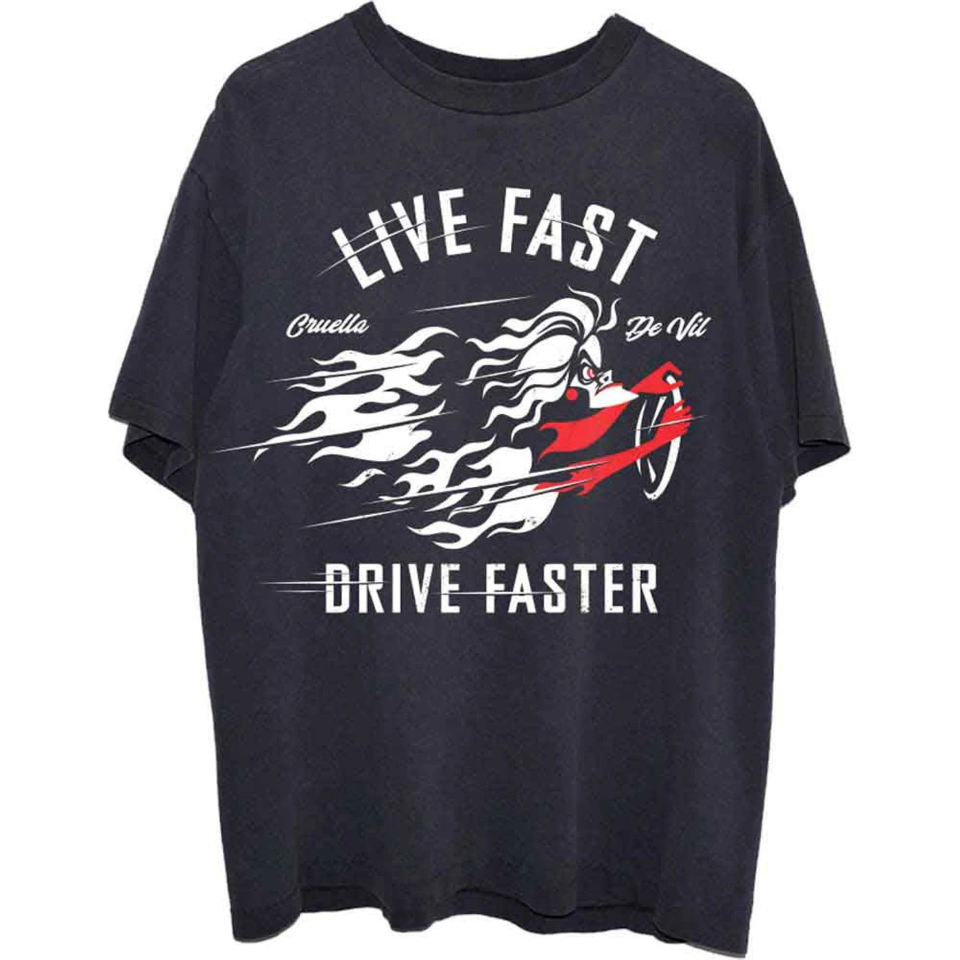 Disney T Shirt - Cruella Live Fast