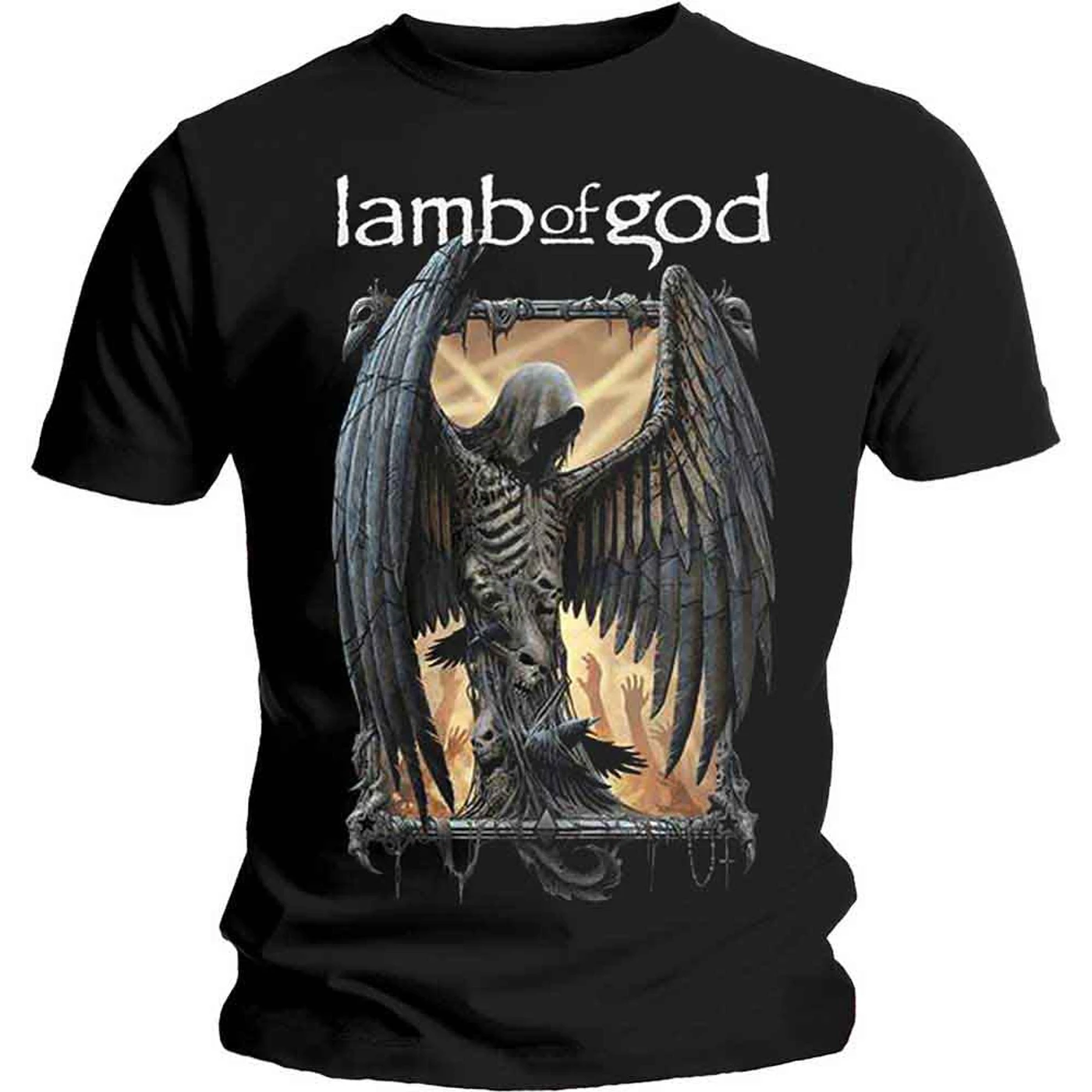 Lamb Of God T Shirt - Winged Death