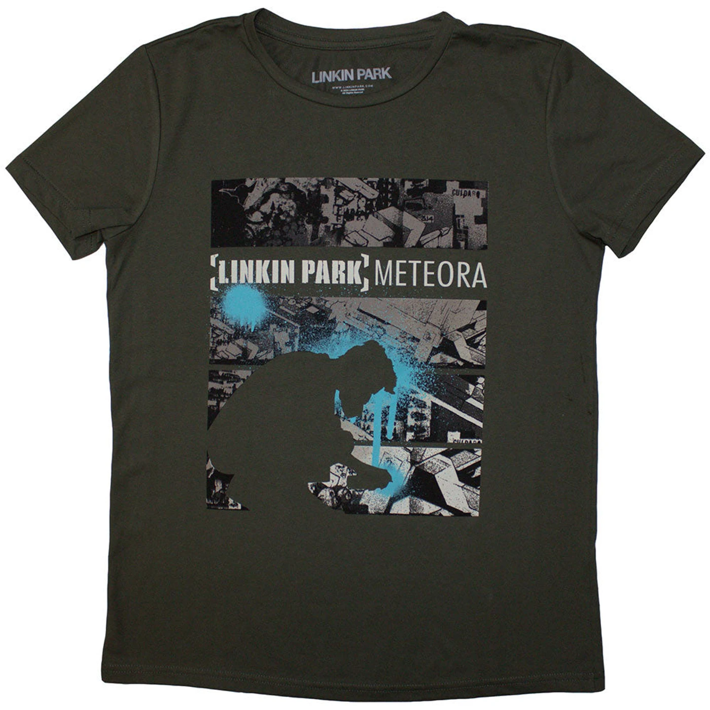 Linkin Park Woman's T Shirt - Meteora Drip Collage