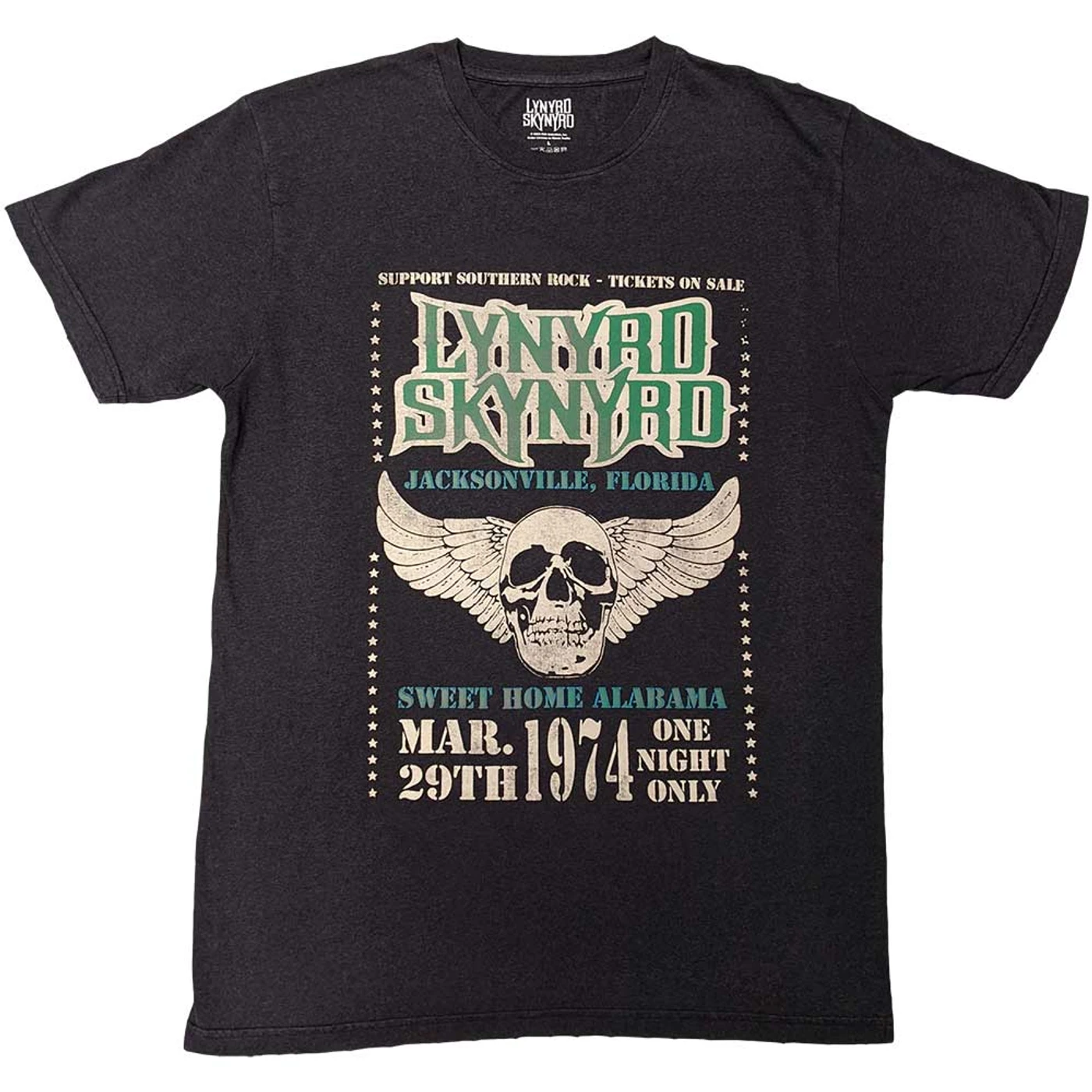 Lynyrd Skynyrd T Shirt - Winged Skull