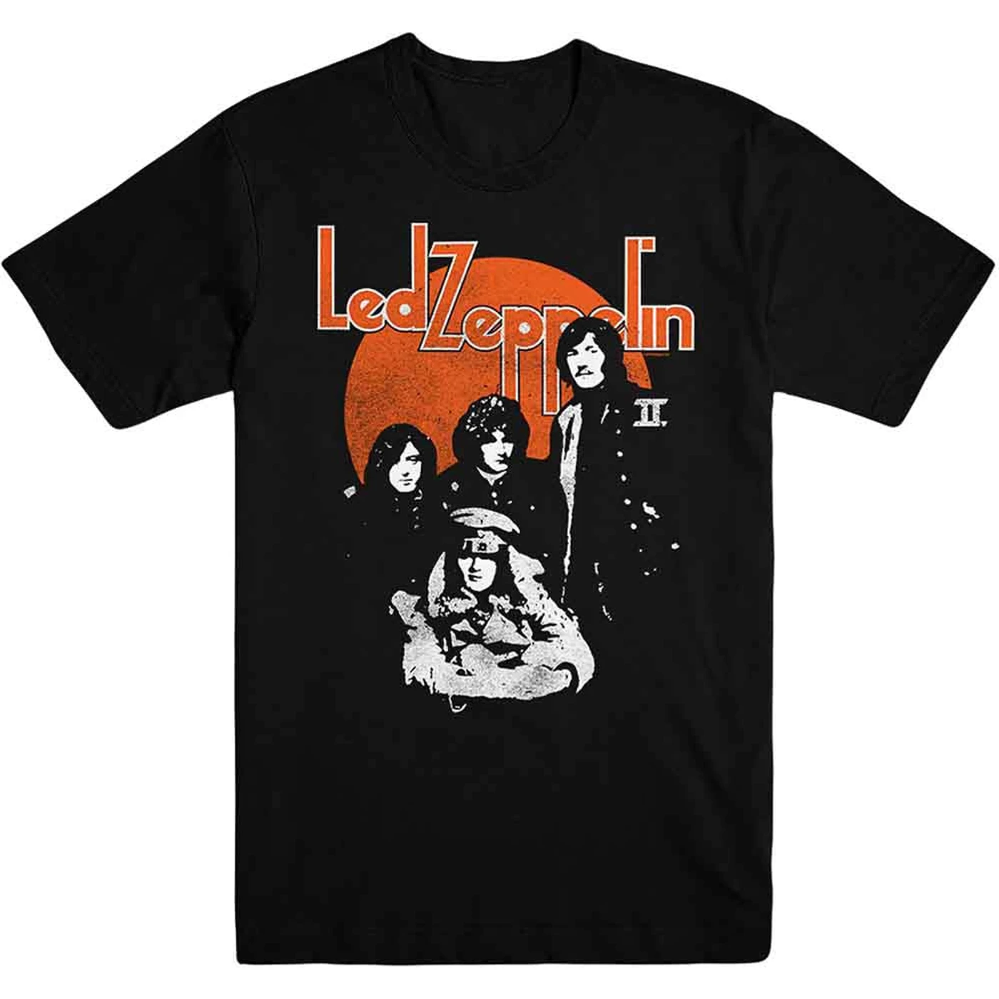 Led Zeppelin T Shirt - Orange Circle