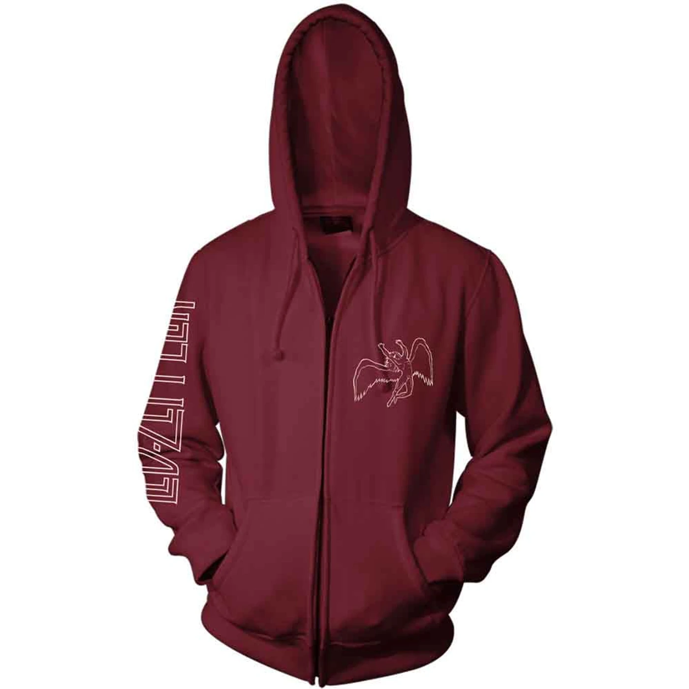 Led Zeppelin Zip Hoodie - Symbols