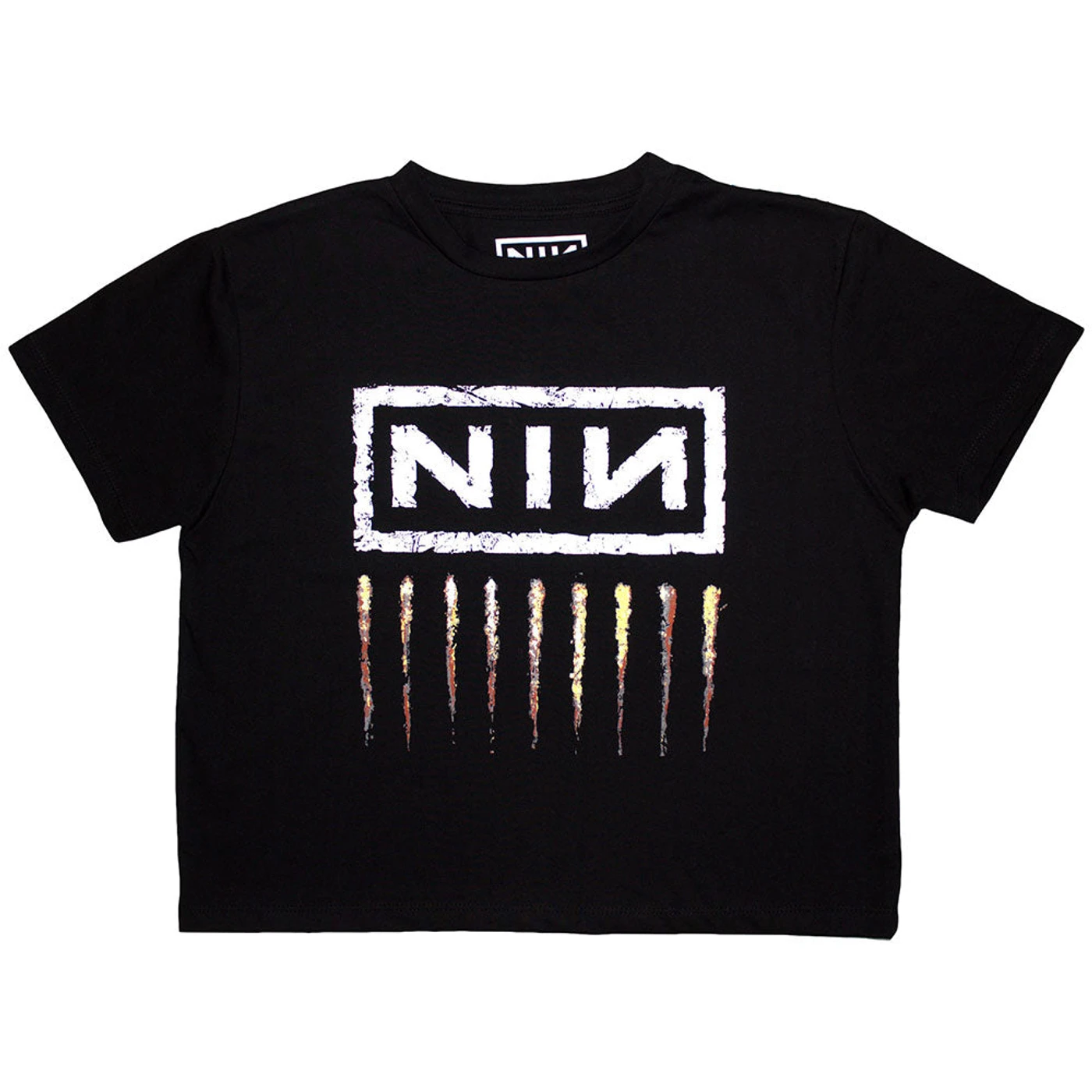 Nine Inch Nails Women's Crop Top - Downward Spiral