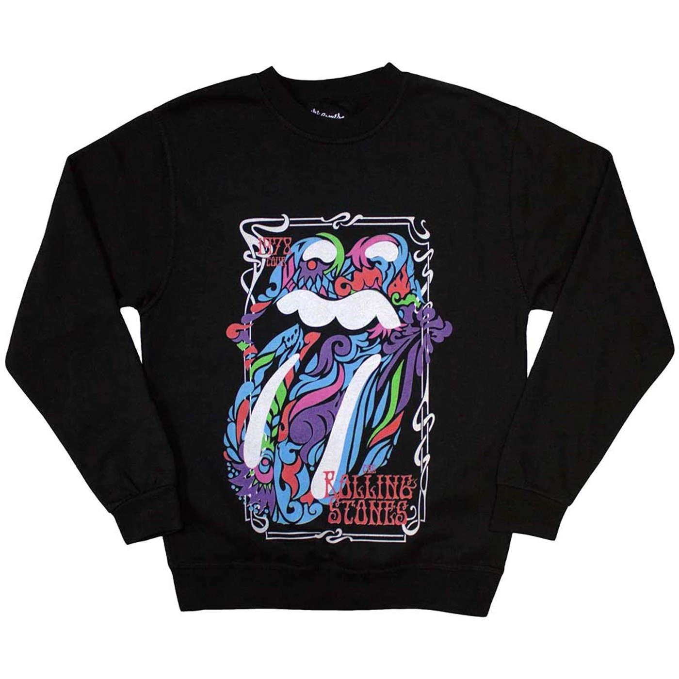 The Rolling StonesSweatshirt - Colour Swirls