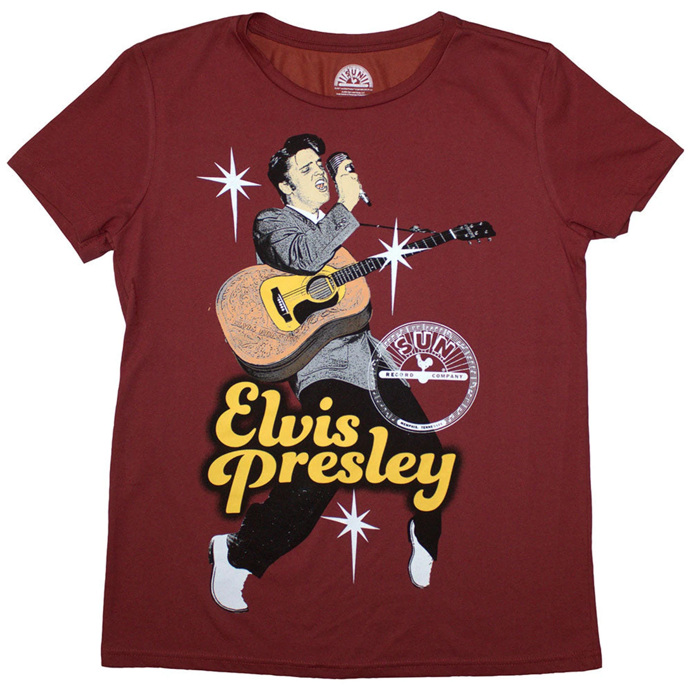 Elvis Presley Woman's T Shirt - Elvis Mic
