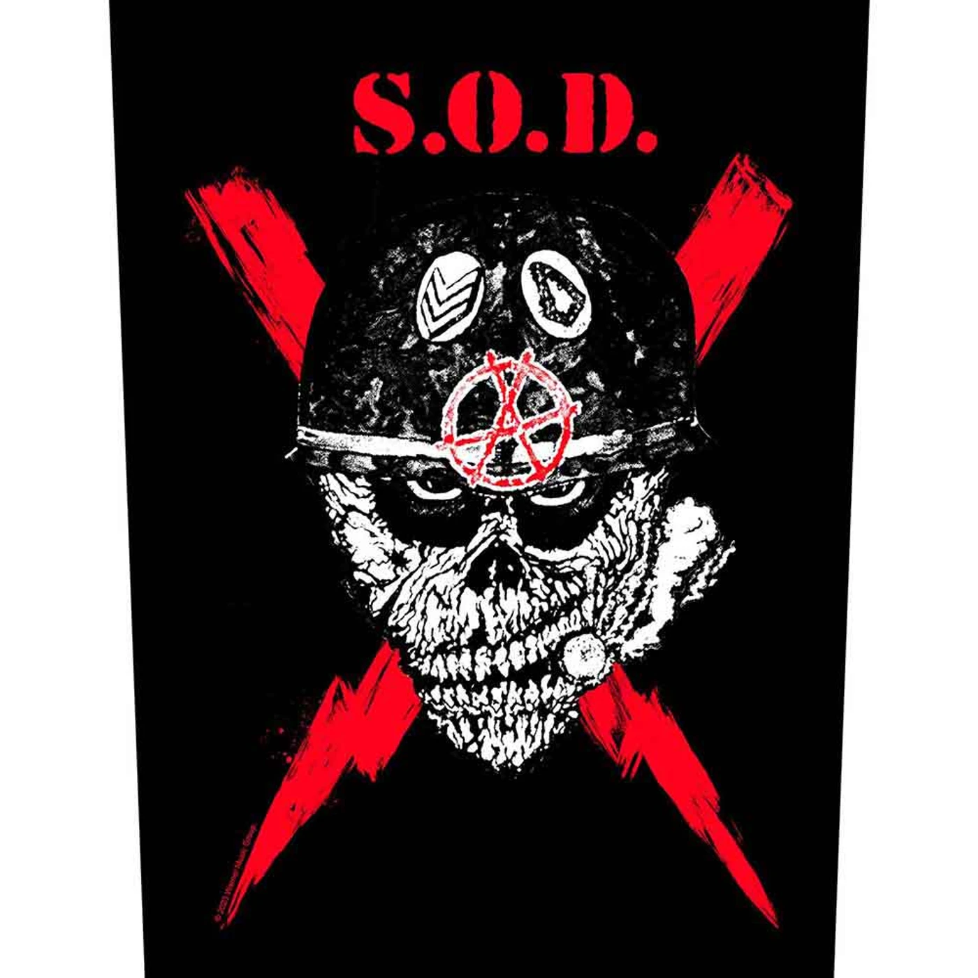 Stormtroopers Of Death Patches - Woven Sew On - Scrawled Lightning